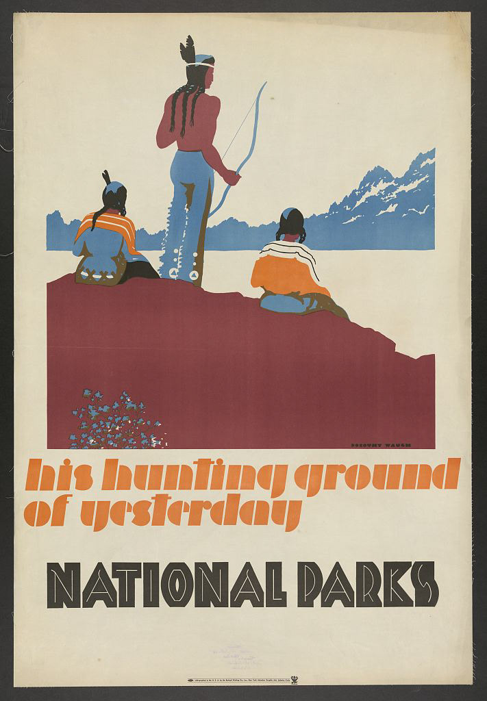 National Park Service Poster by Dorothy Waugh, 1934