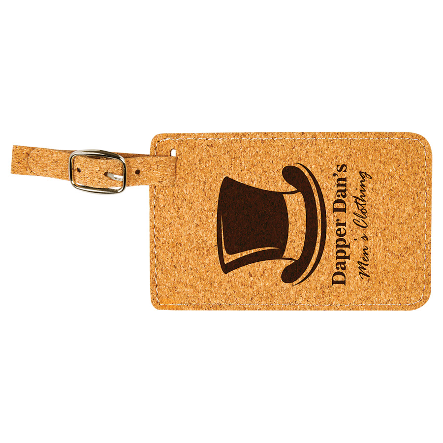 Cork Luggage Tag