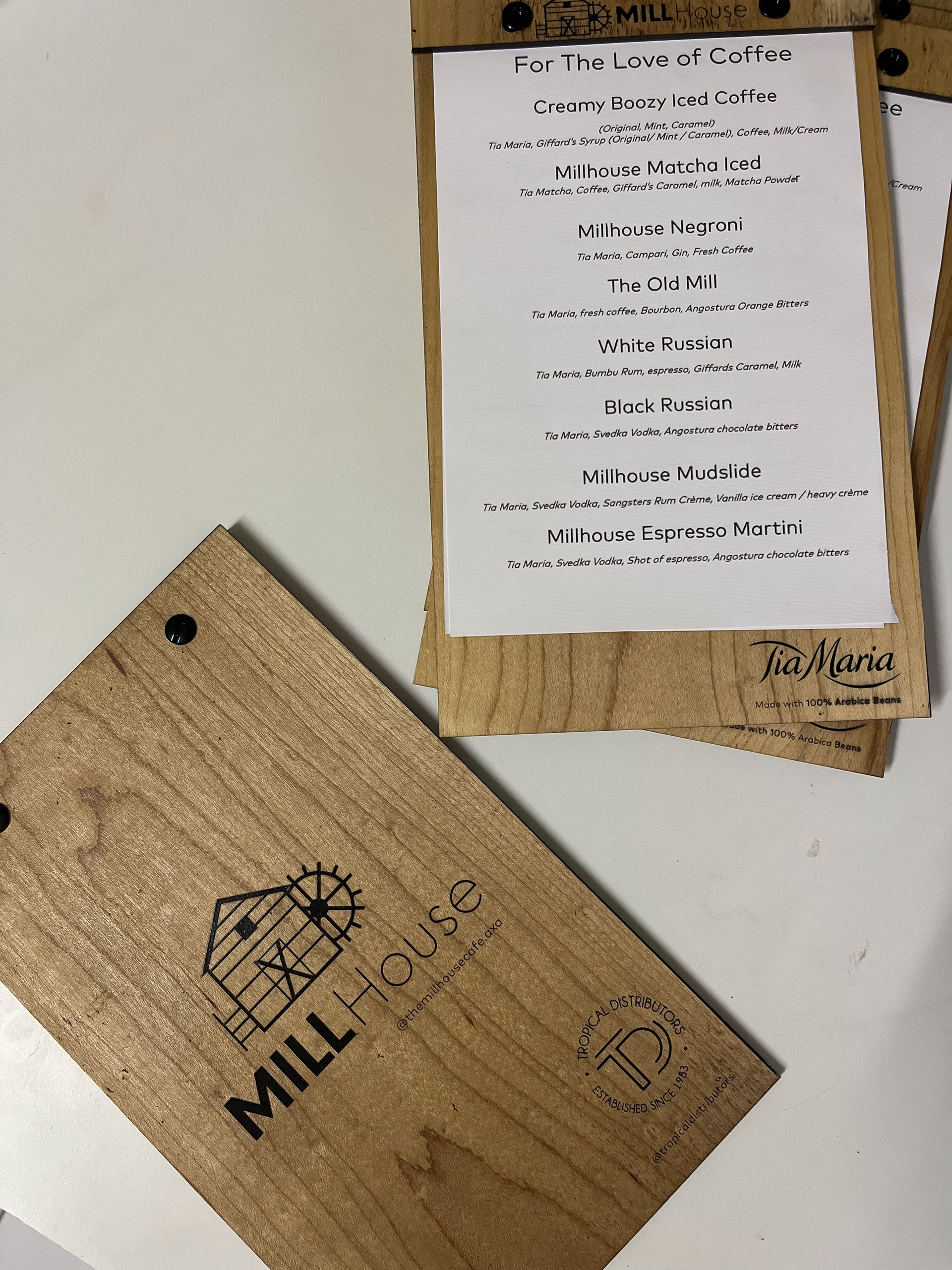 Stunning Wood Menus