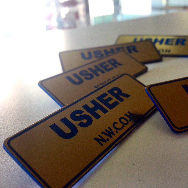 Plastic Name Tags