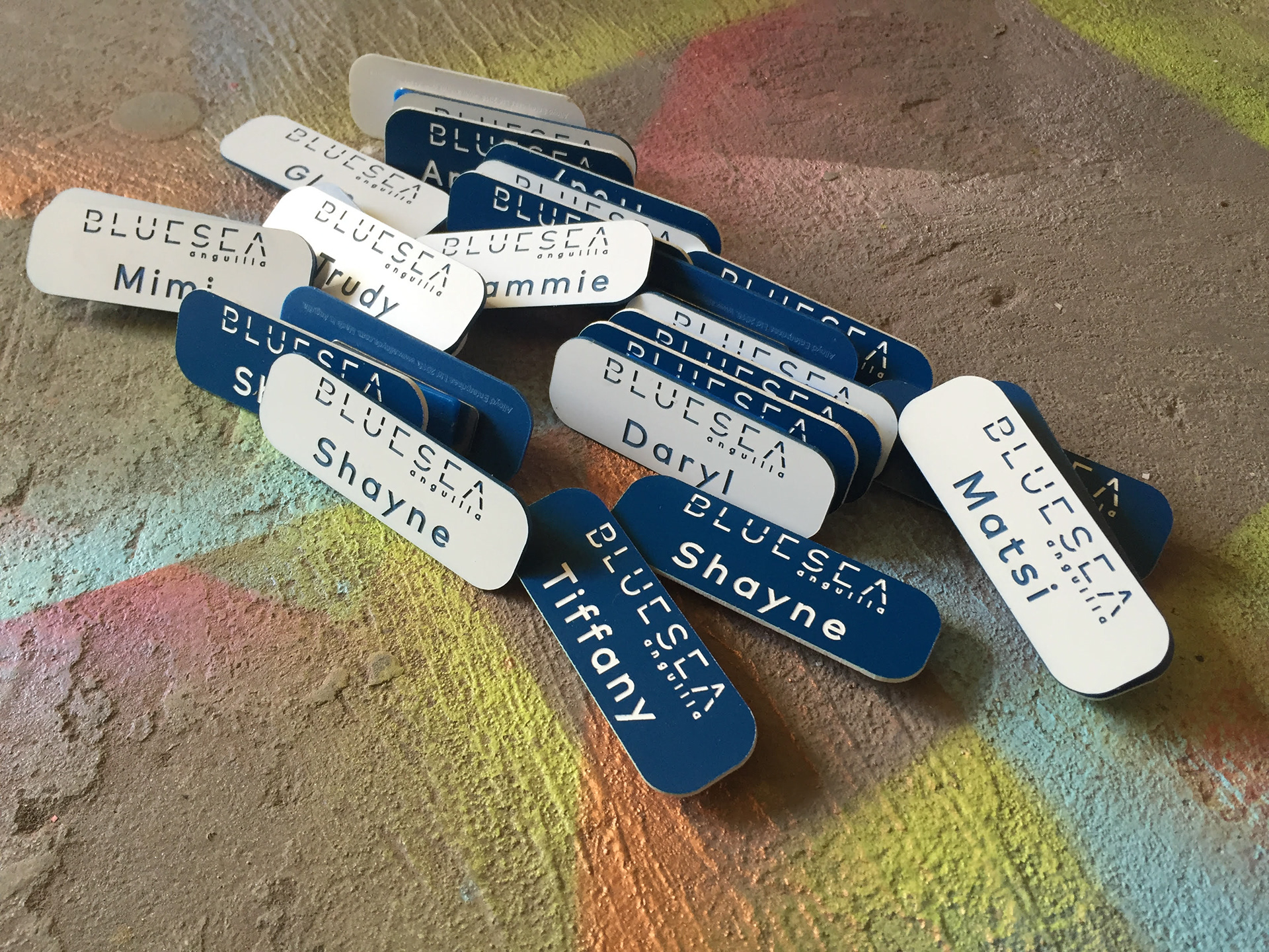 Plastic Name Tags