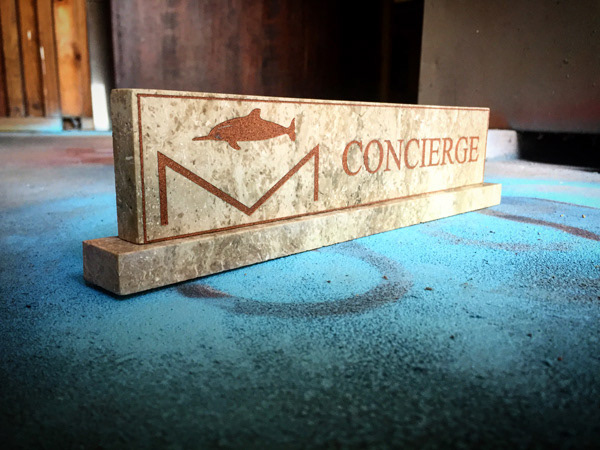 Limestone Desk Bar