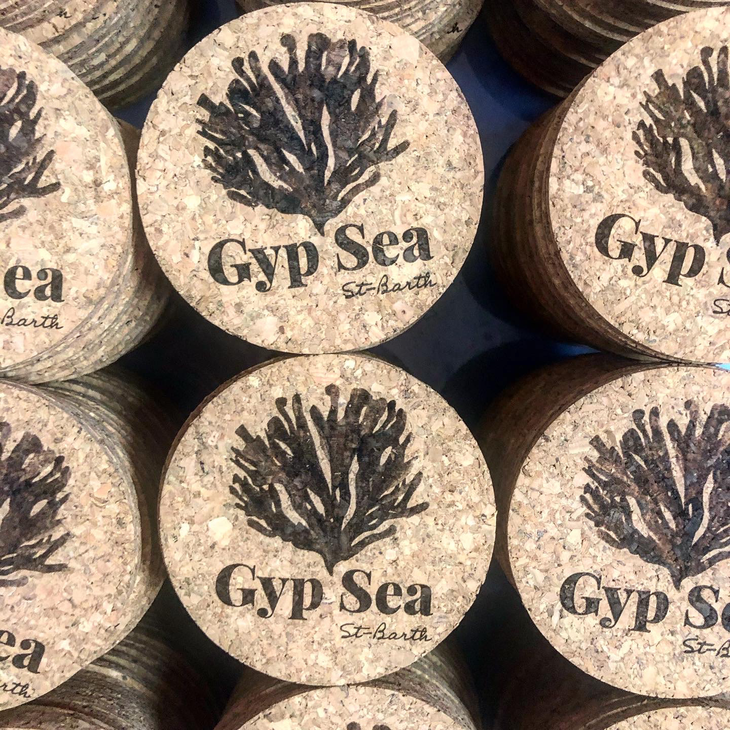Round LIGHT Cork Coasters