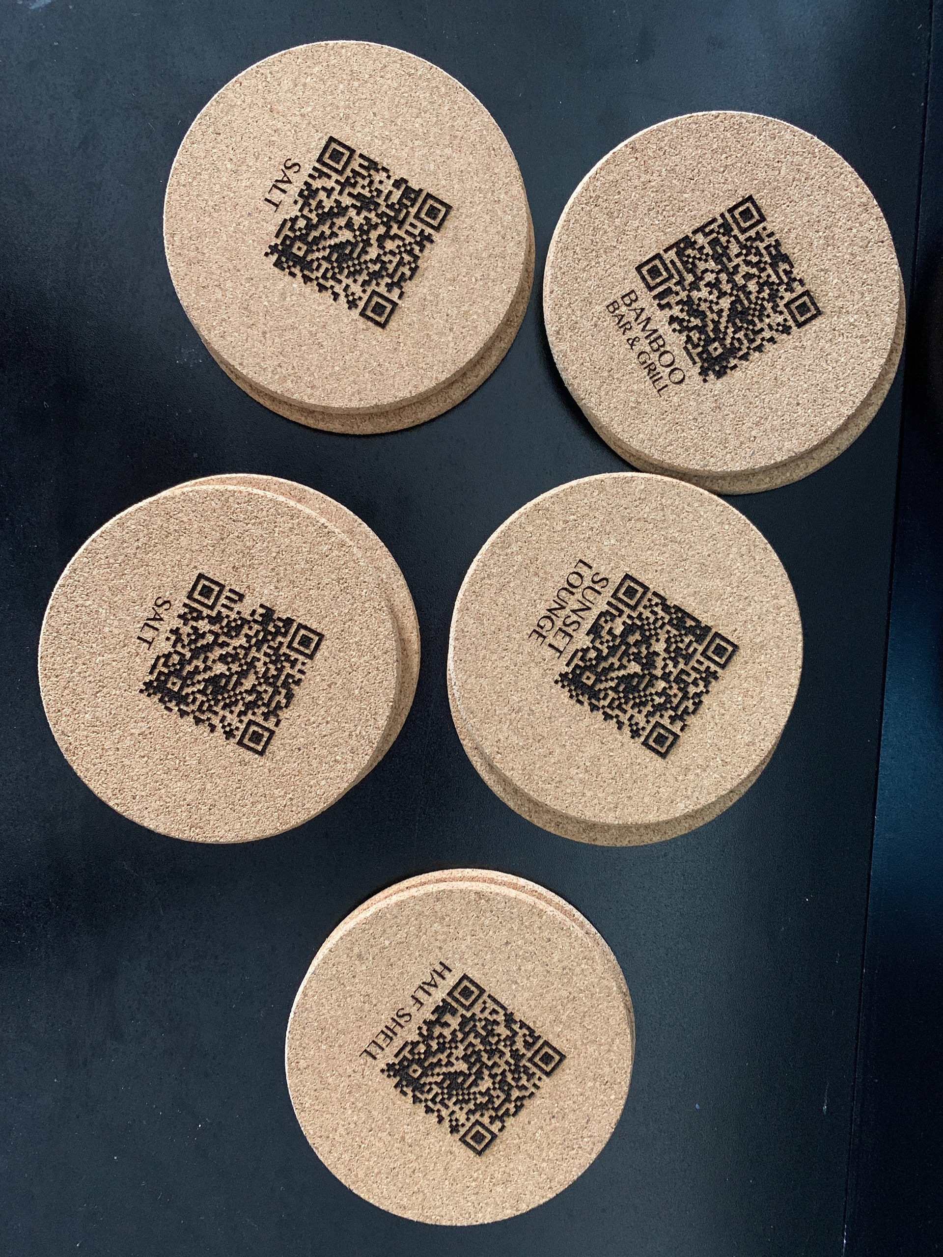 Four Seasons Anguilla QR Code Coasters
