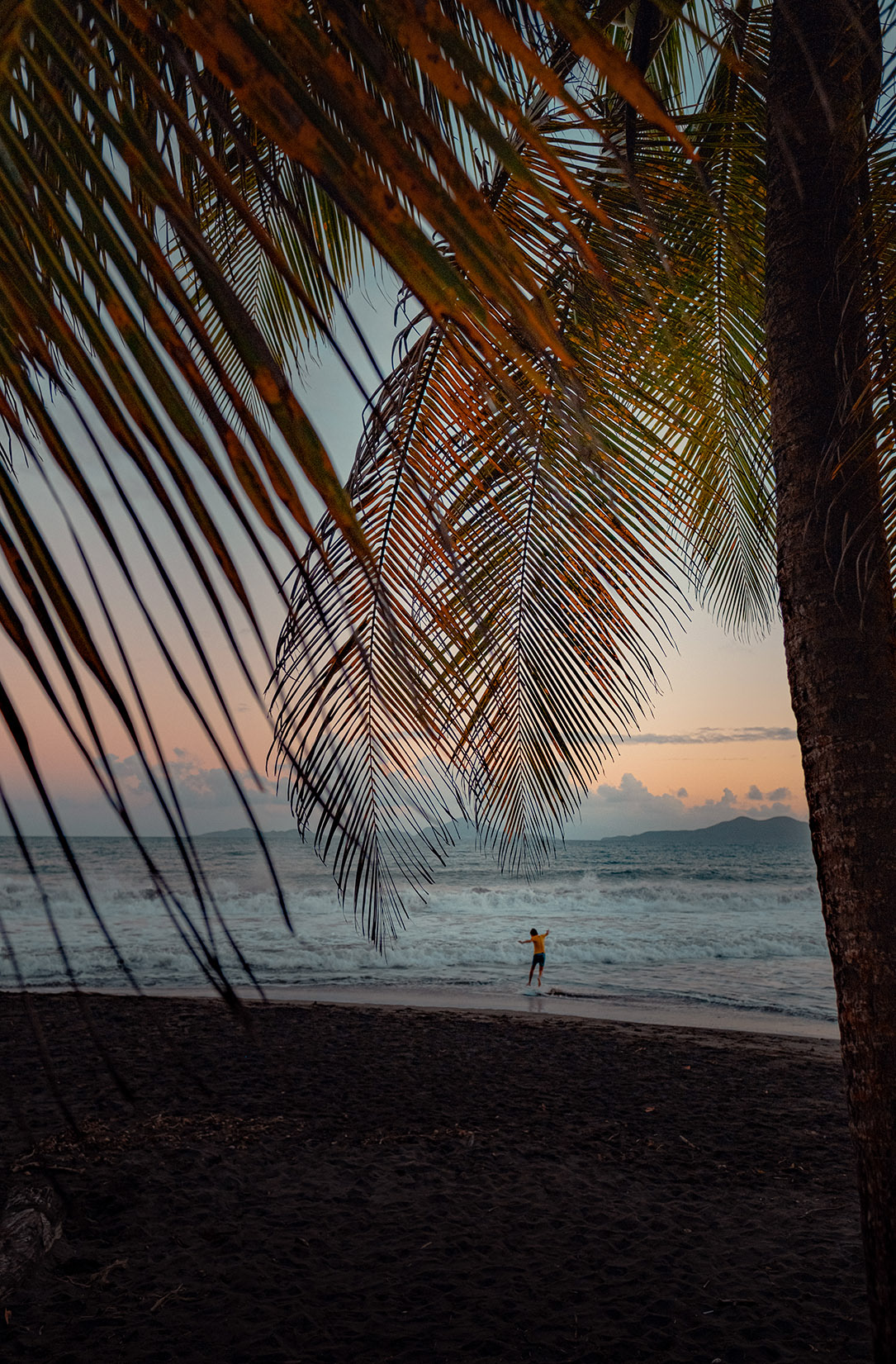 Fin de journée sur la plage