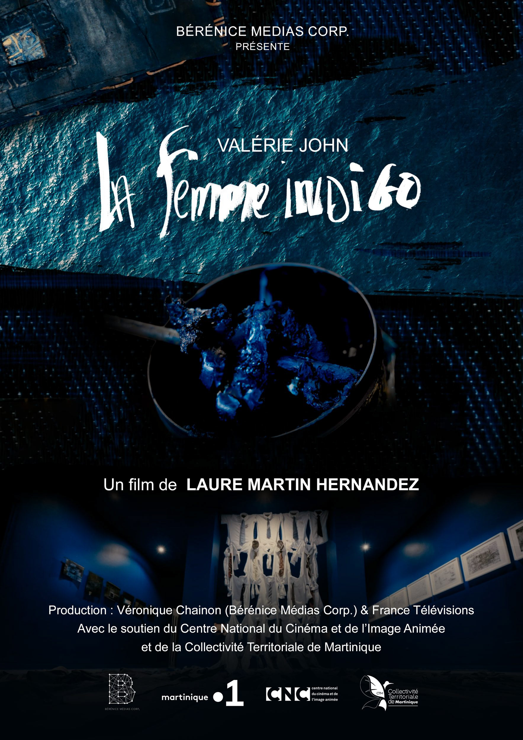 Affiche « La Femme Indigo » — film de Laure Martin Hernandez, 2023