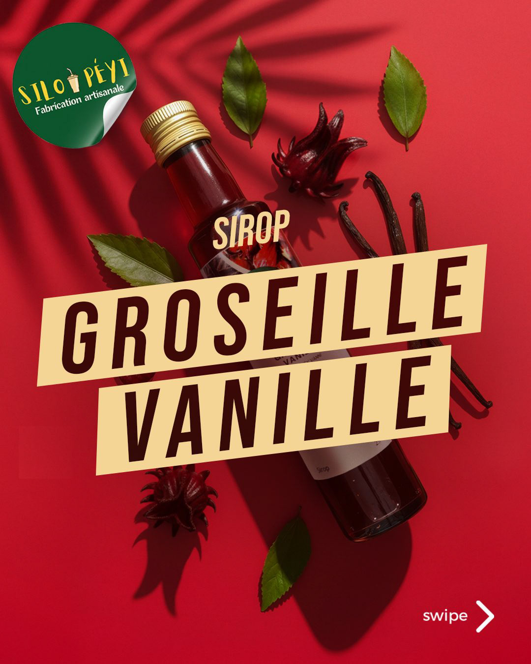 Silo Péyi — sirop groseille-vanille, 2025