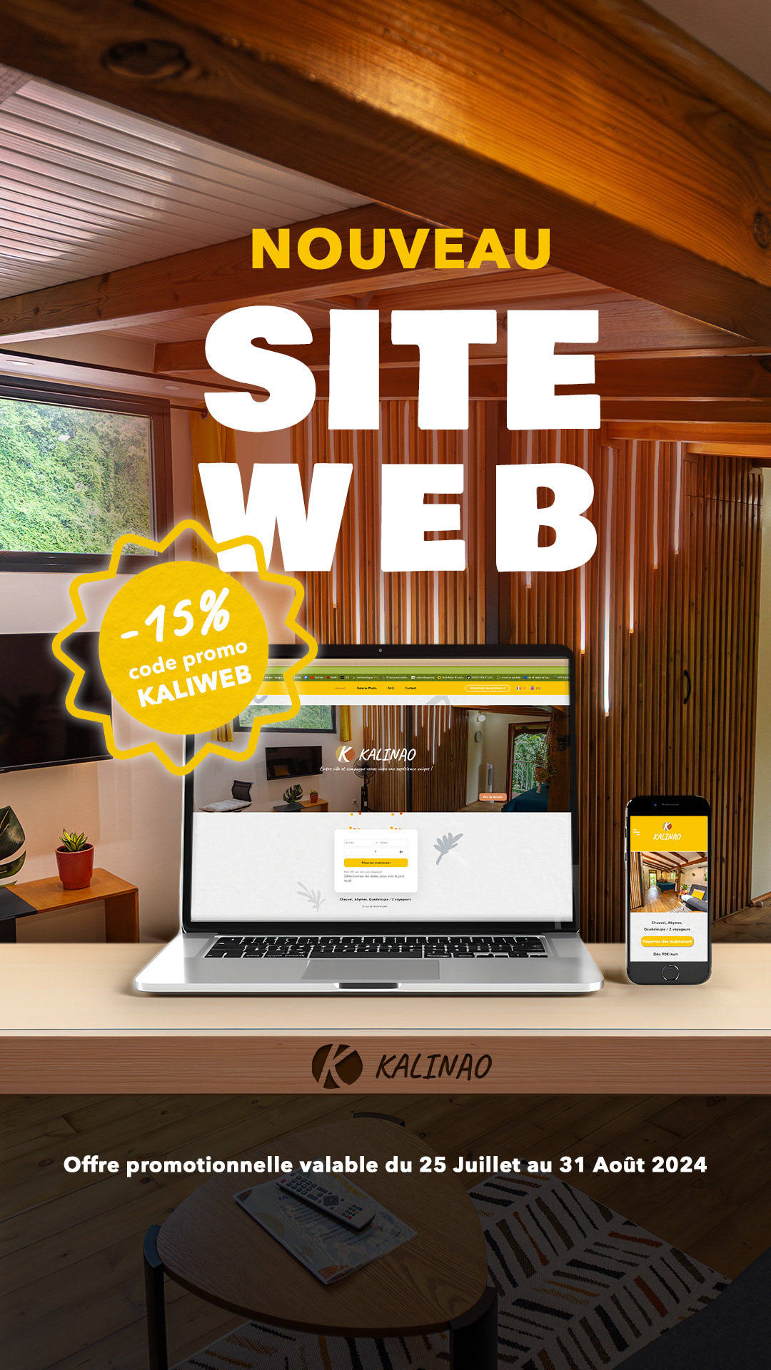 Kalinao — story promo, nouveau site web, 2024
