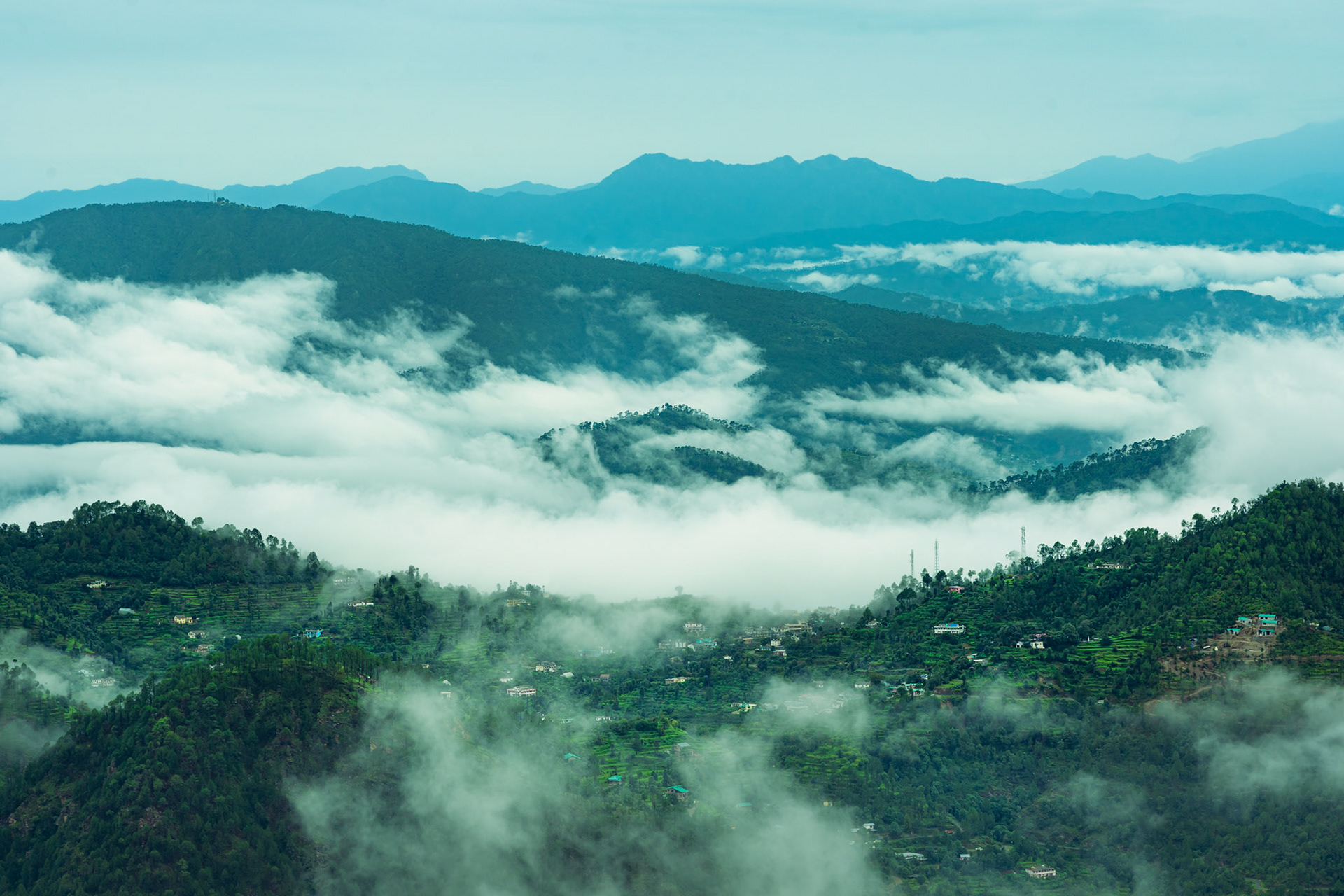 Mist draped the hills like a thought too beautiful to interrupt | Mukteshwar, India