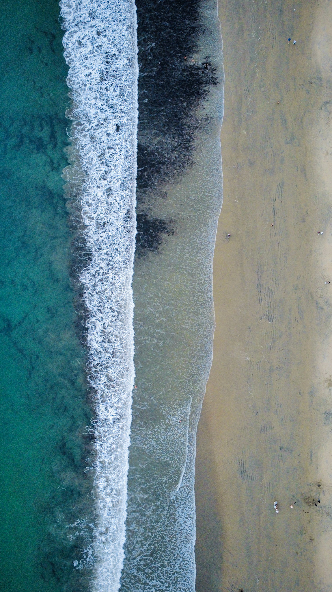 The water arrived in layers; the shore answered in kind | San Diego, California