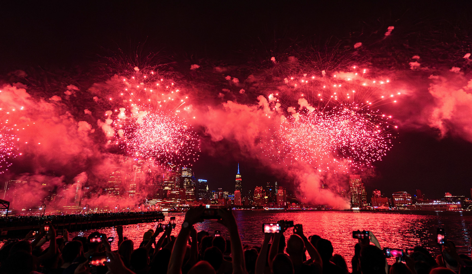 Between the river and the skyline, the night became unmistakably New York | New York City