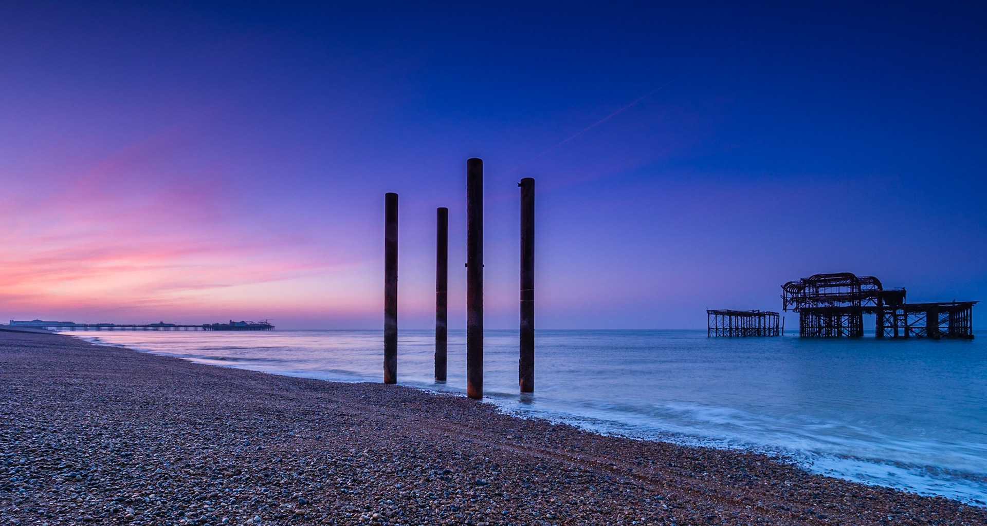 POSTS | West Pier | Sunrise | Brighton, East Sussex, England, UK