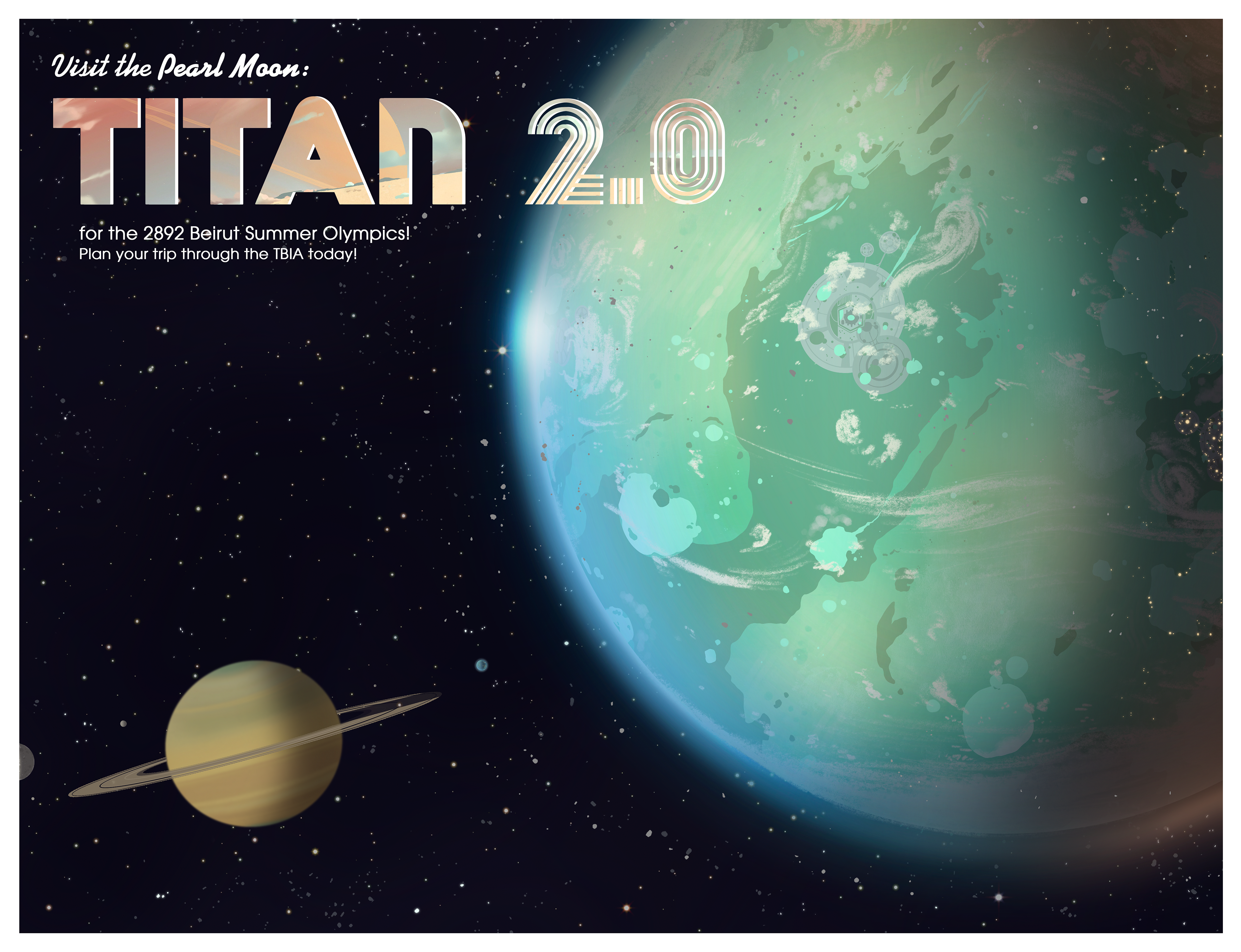 Postcard for Titan