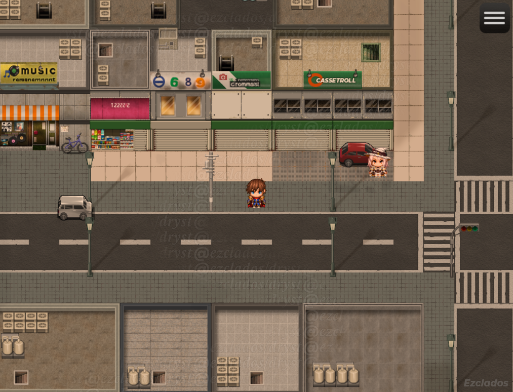 City (Evening) RPG Maker MZ