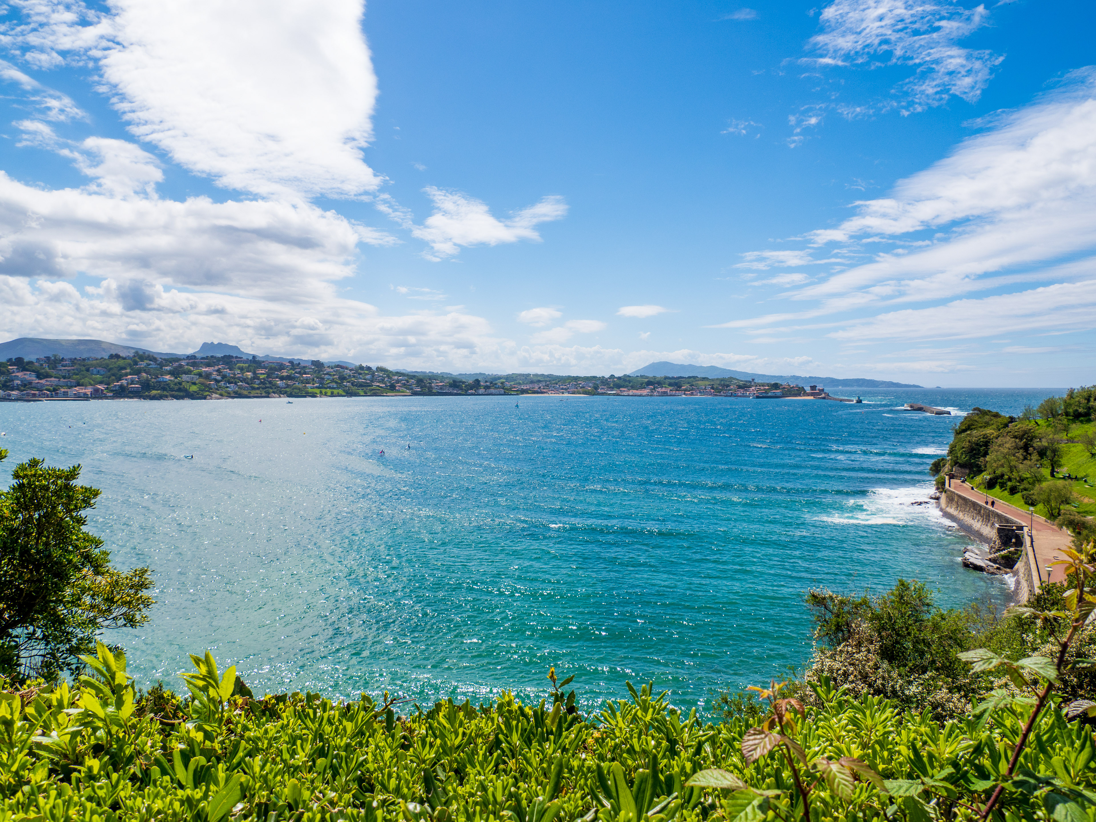 Panorama depuis la pointe de Sainte Barbe