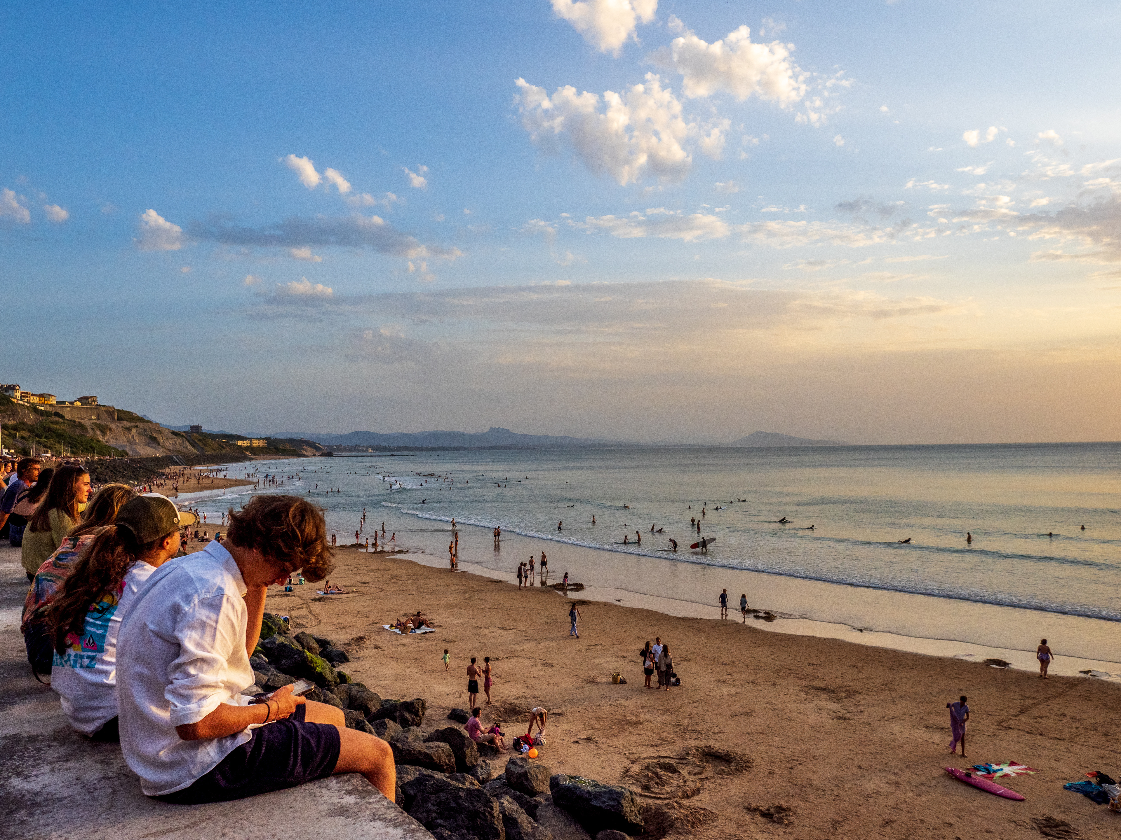 plage de la côte des basques