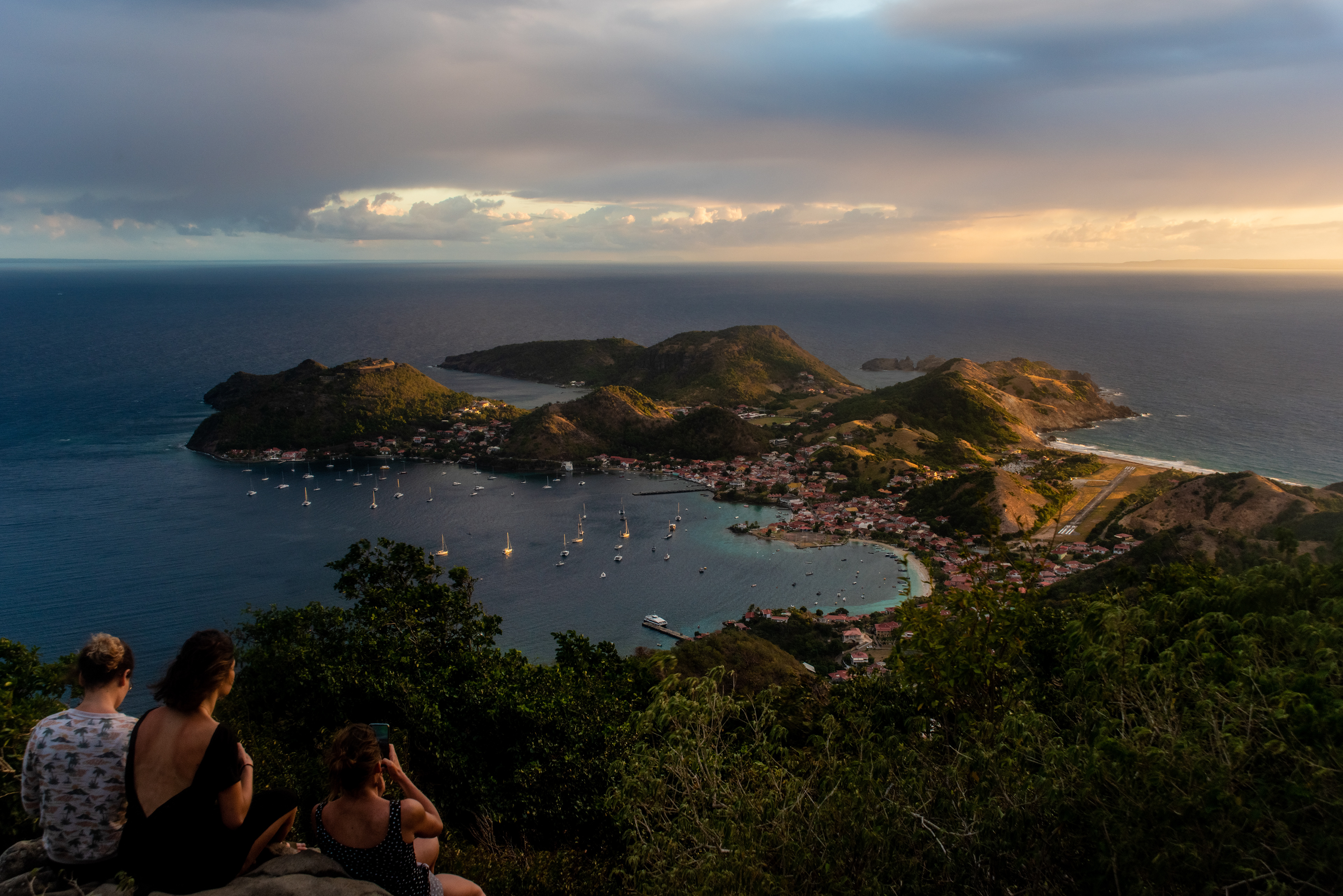 Lever de soleil depuis le Morne Chameau