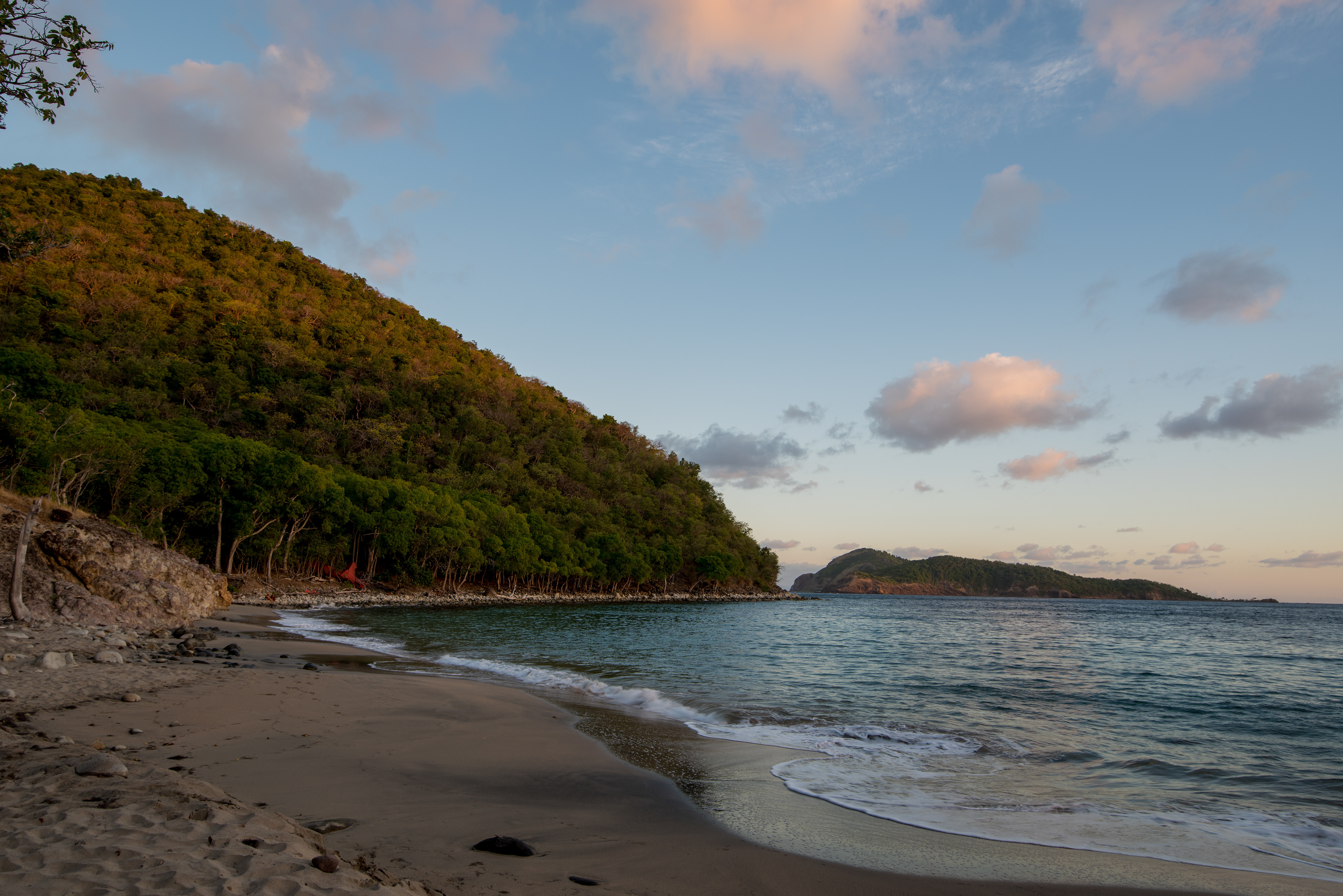 Coucher de soleil à l'Anse Craven