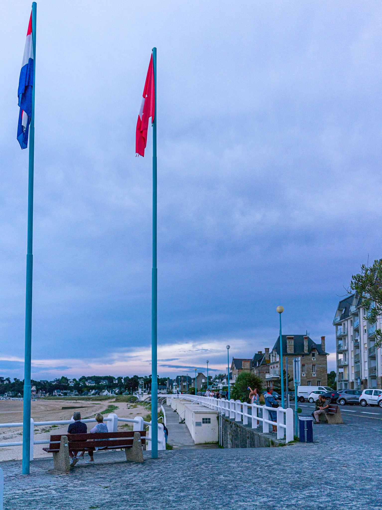 Grande plage de Saint-Cast, août 2019