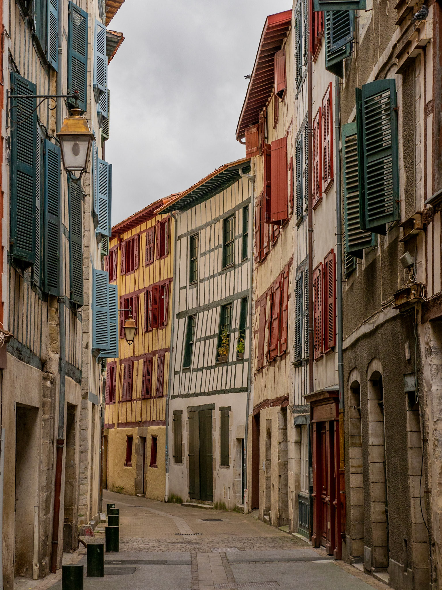 façades typiques de Bayonne