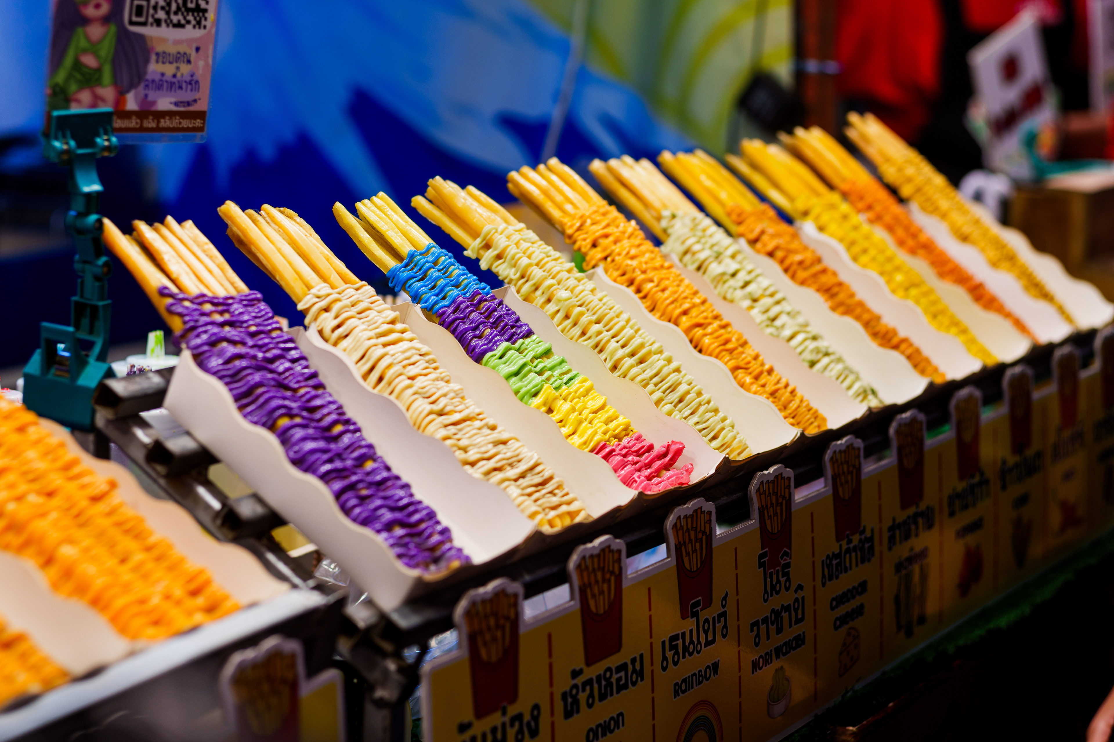 les sauces sont colorées et je demande à voir la patate dans lequelles ont été taillées ces frites