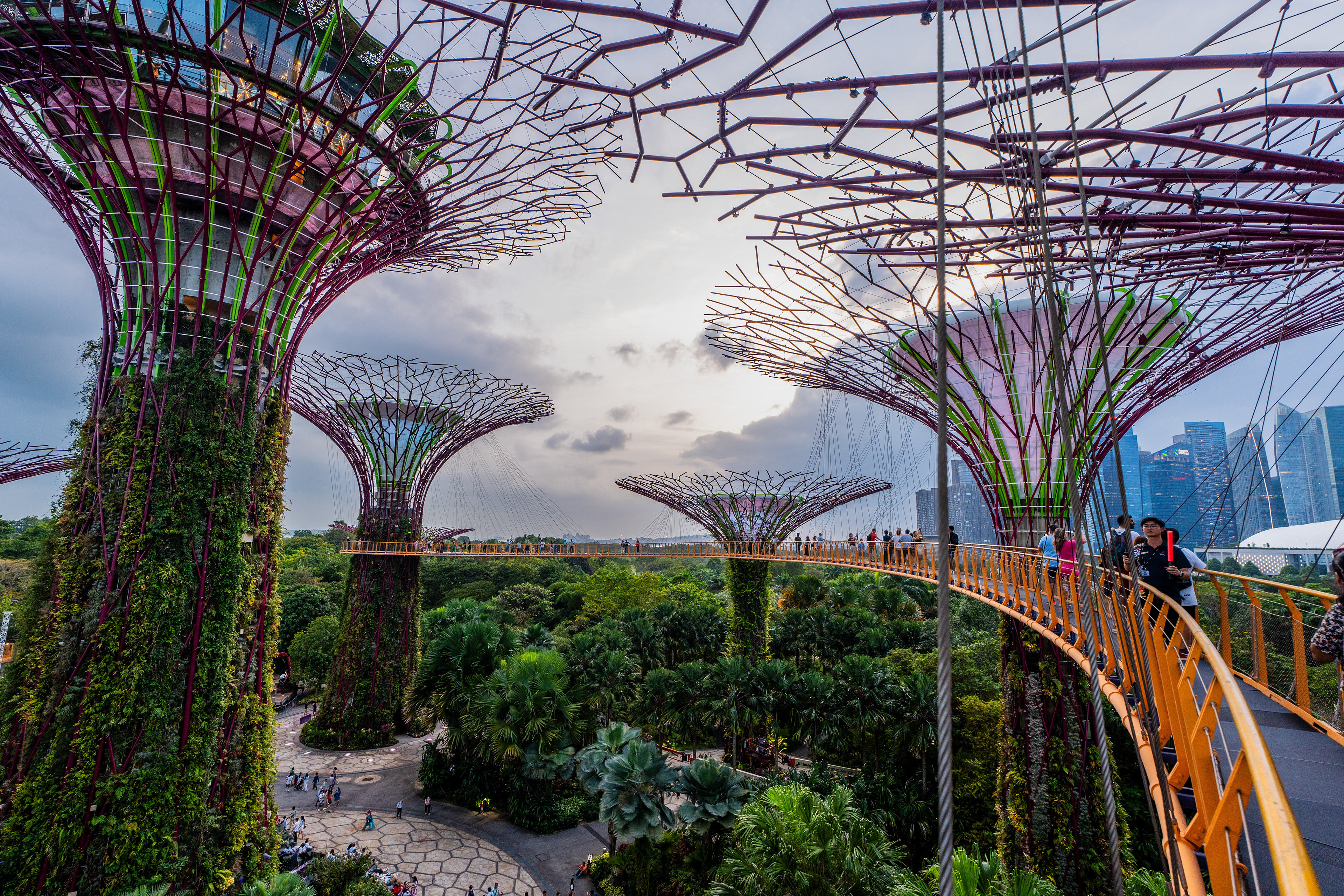 Passerelle OCBC Skyway