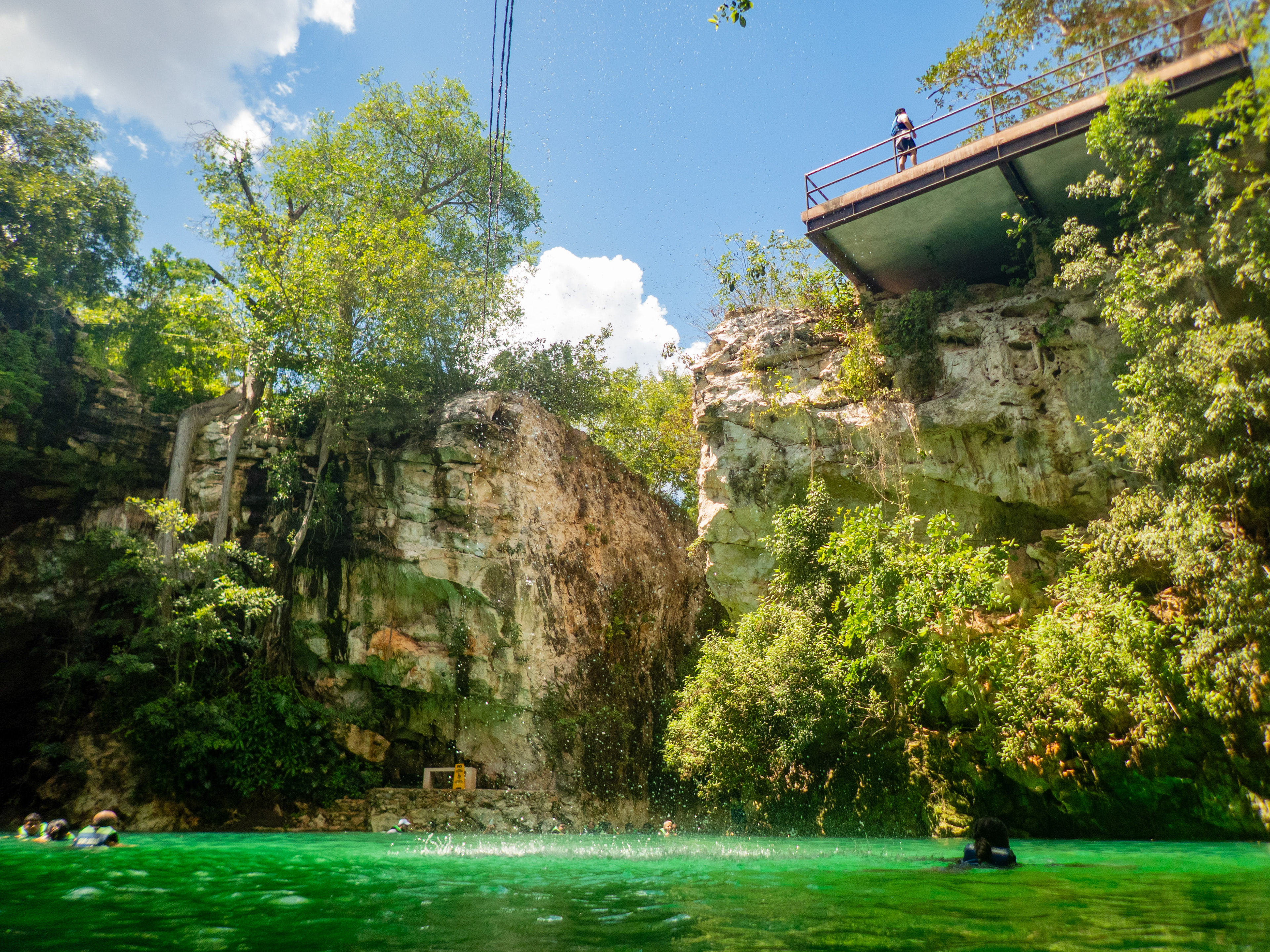 Cénote Pool Cocom, le plus grand et le plus ouvert