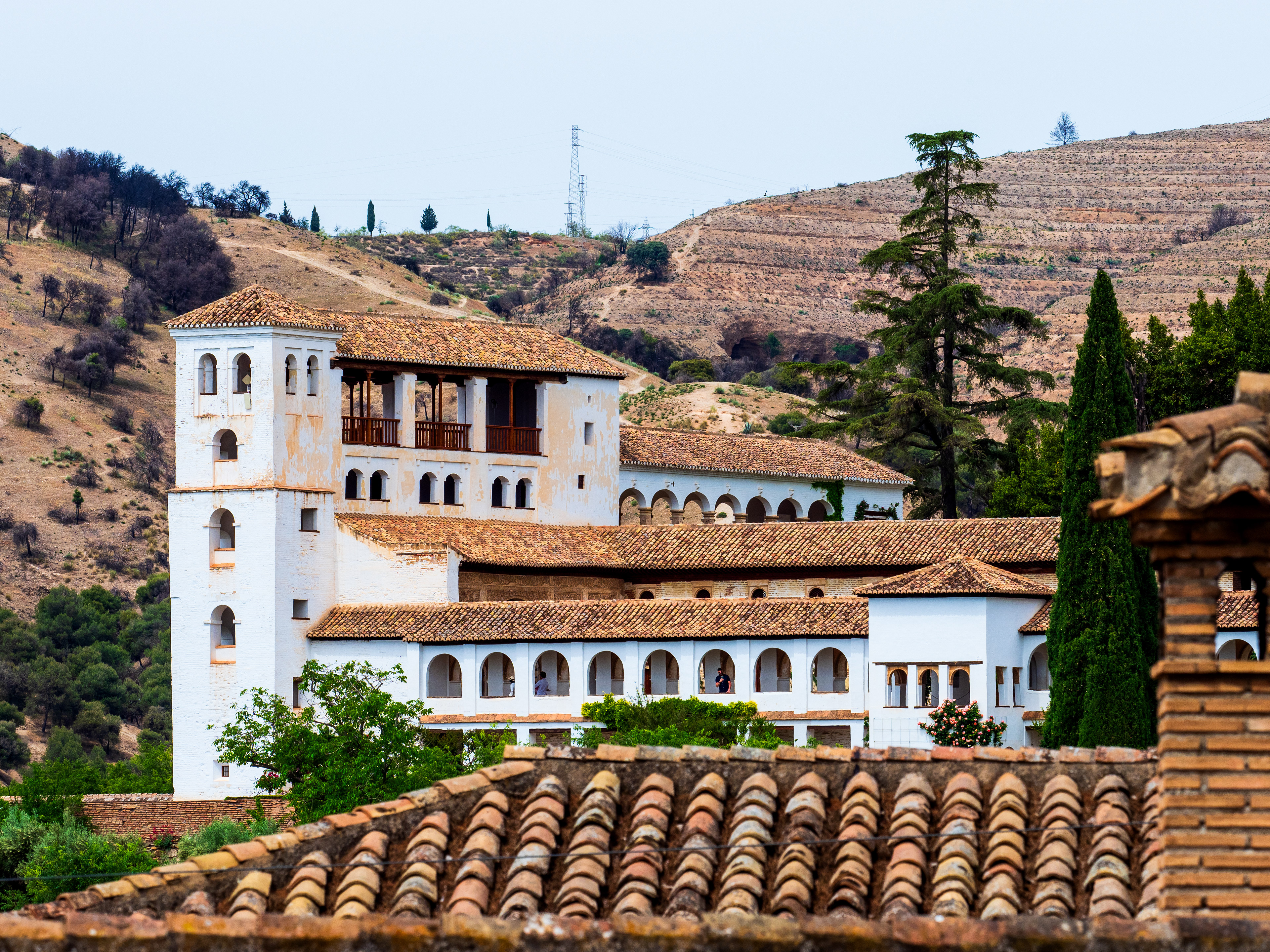 une vue sur le Generalife