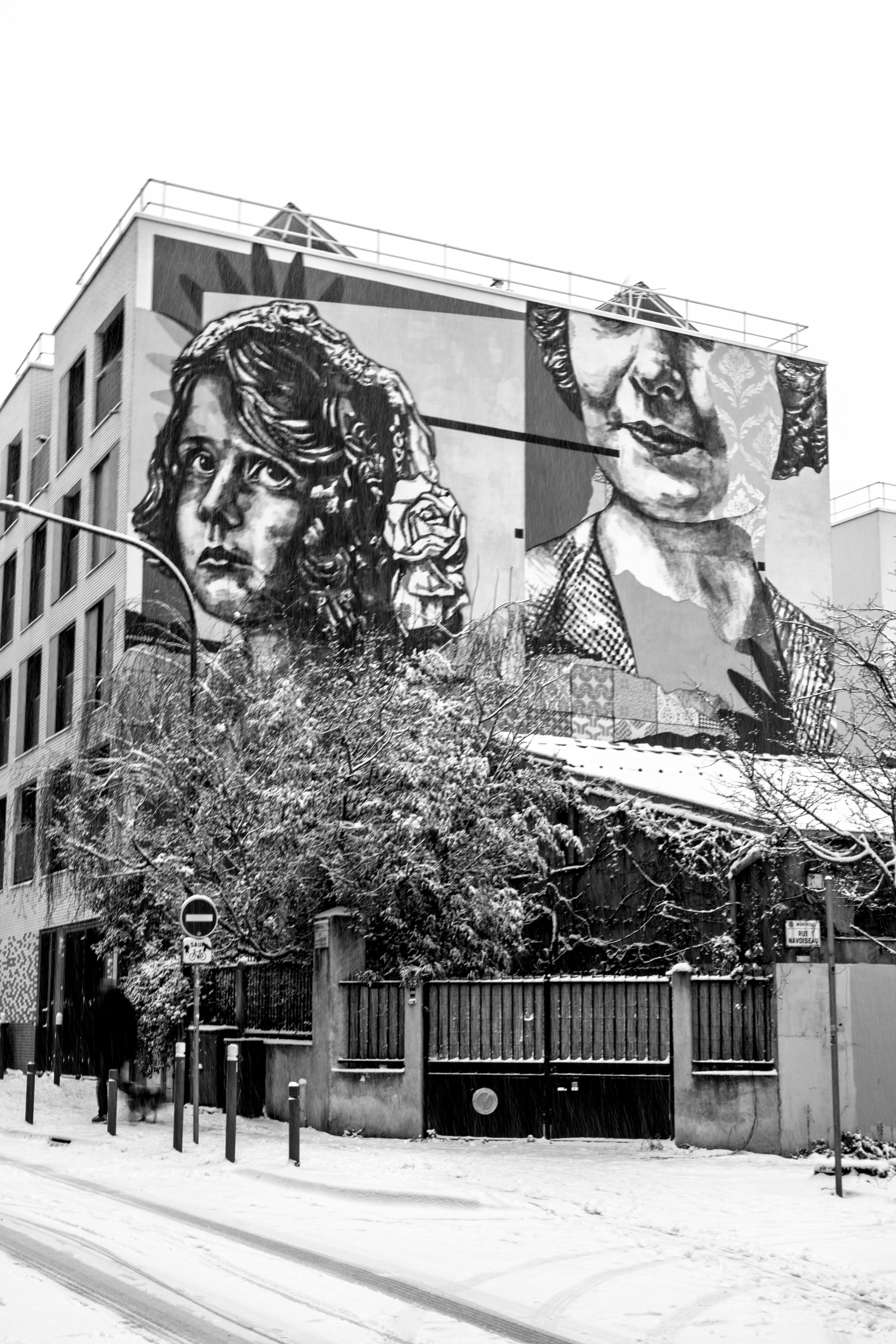 Neige et Street Art
