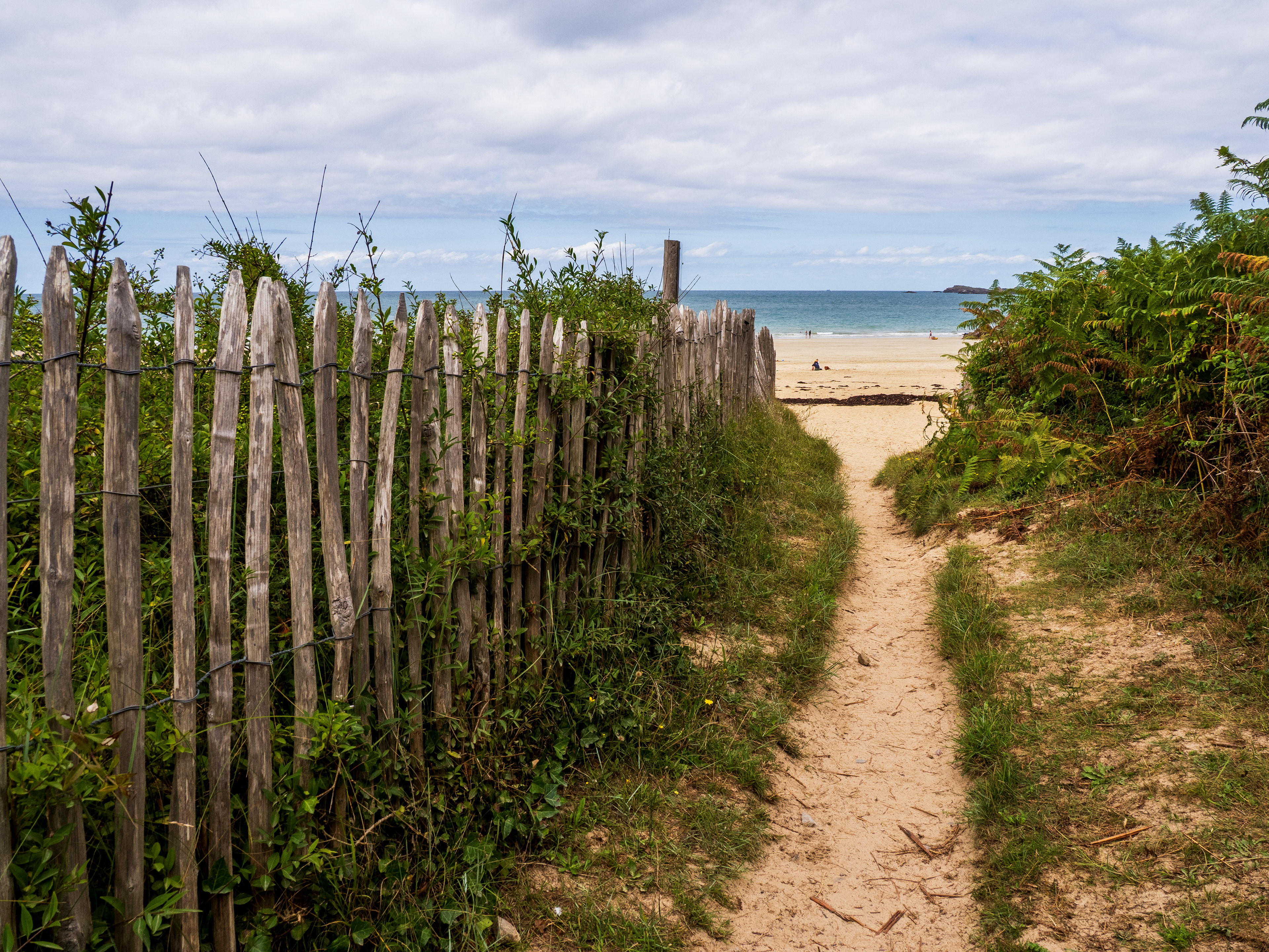 arrivée sur l'autre bout de la plage de Pen Guen