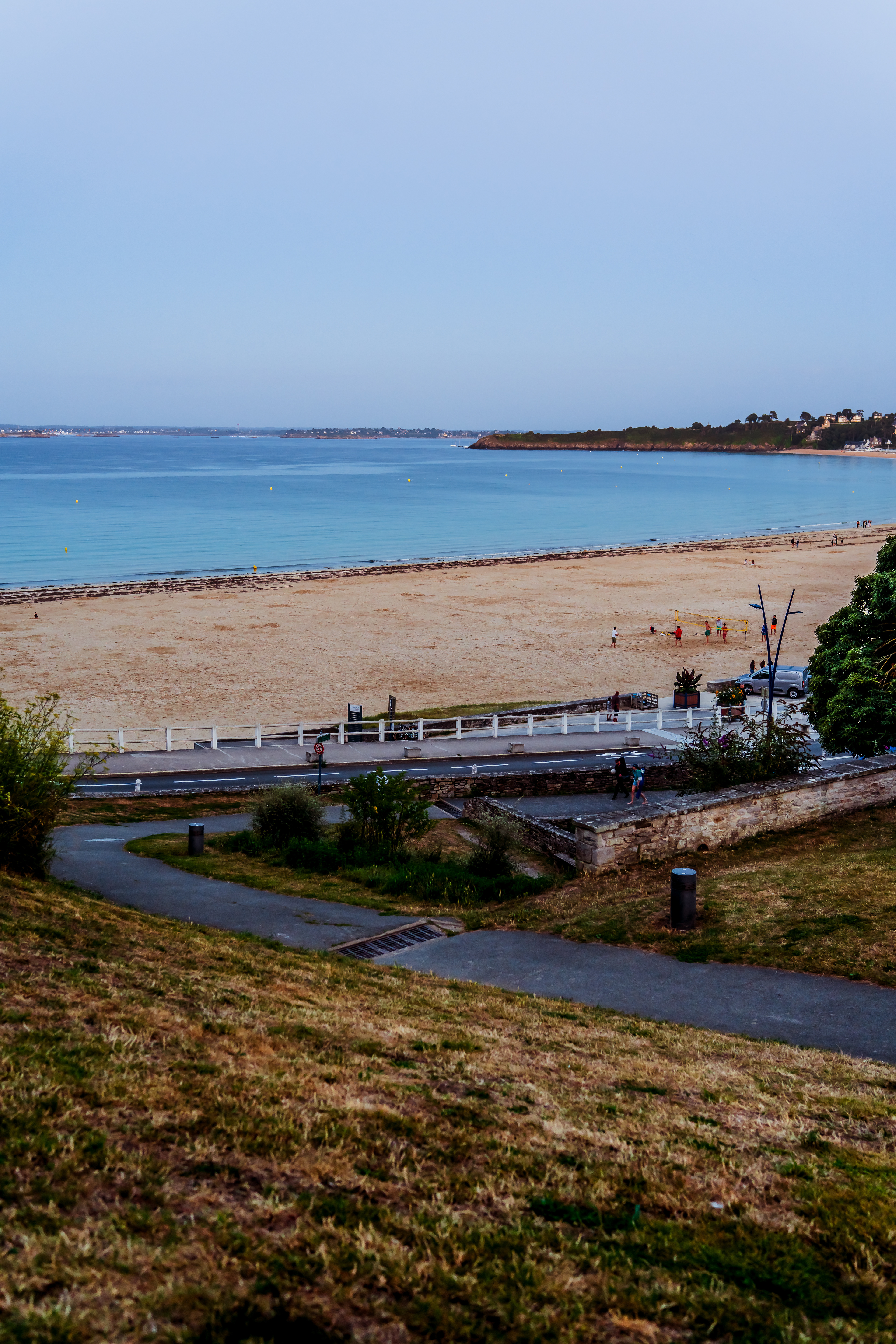 La grande plage vue du square des fontenelles