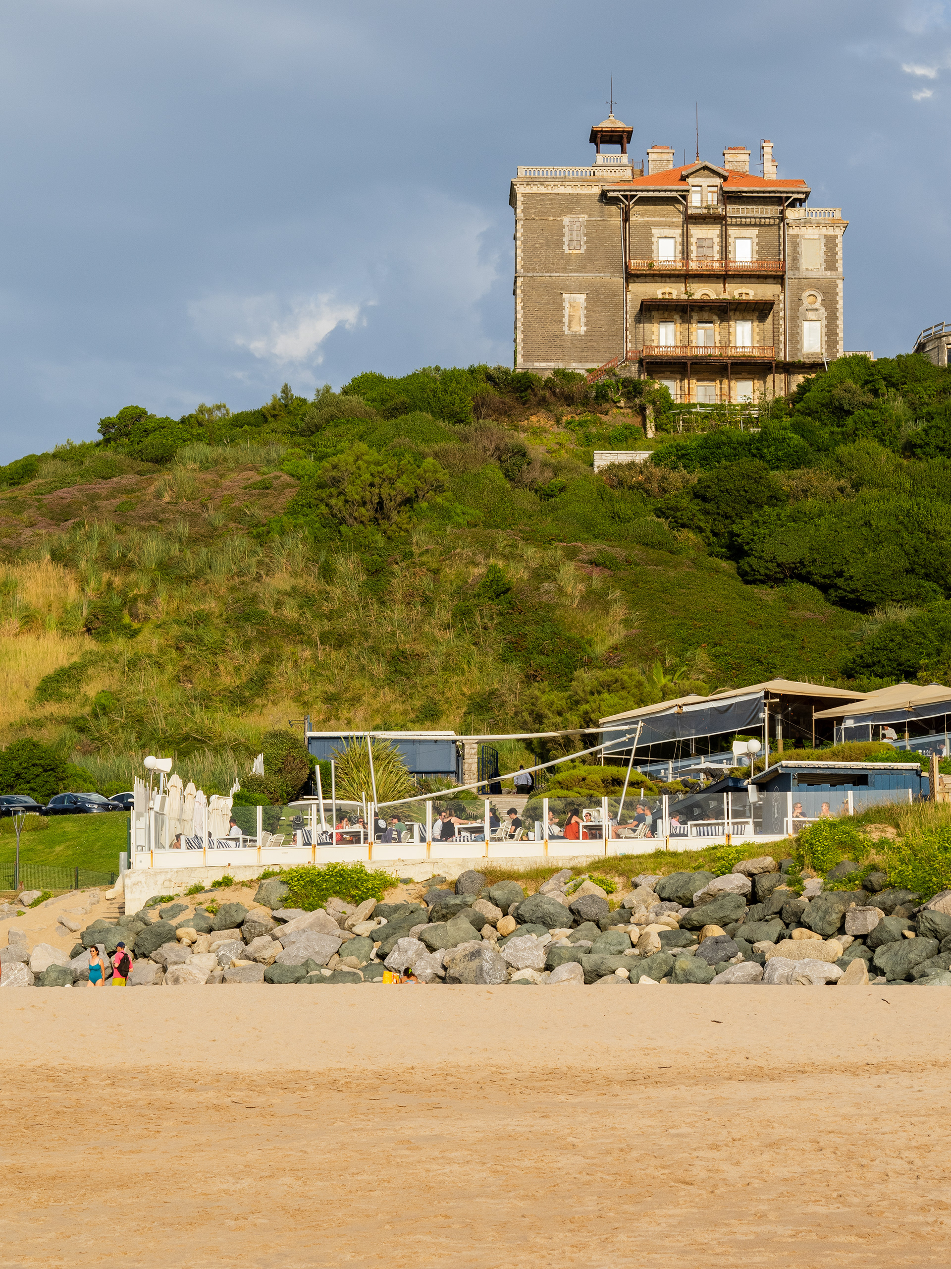 Sous le château d'Ilbarritz