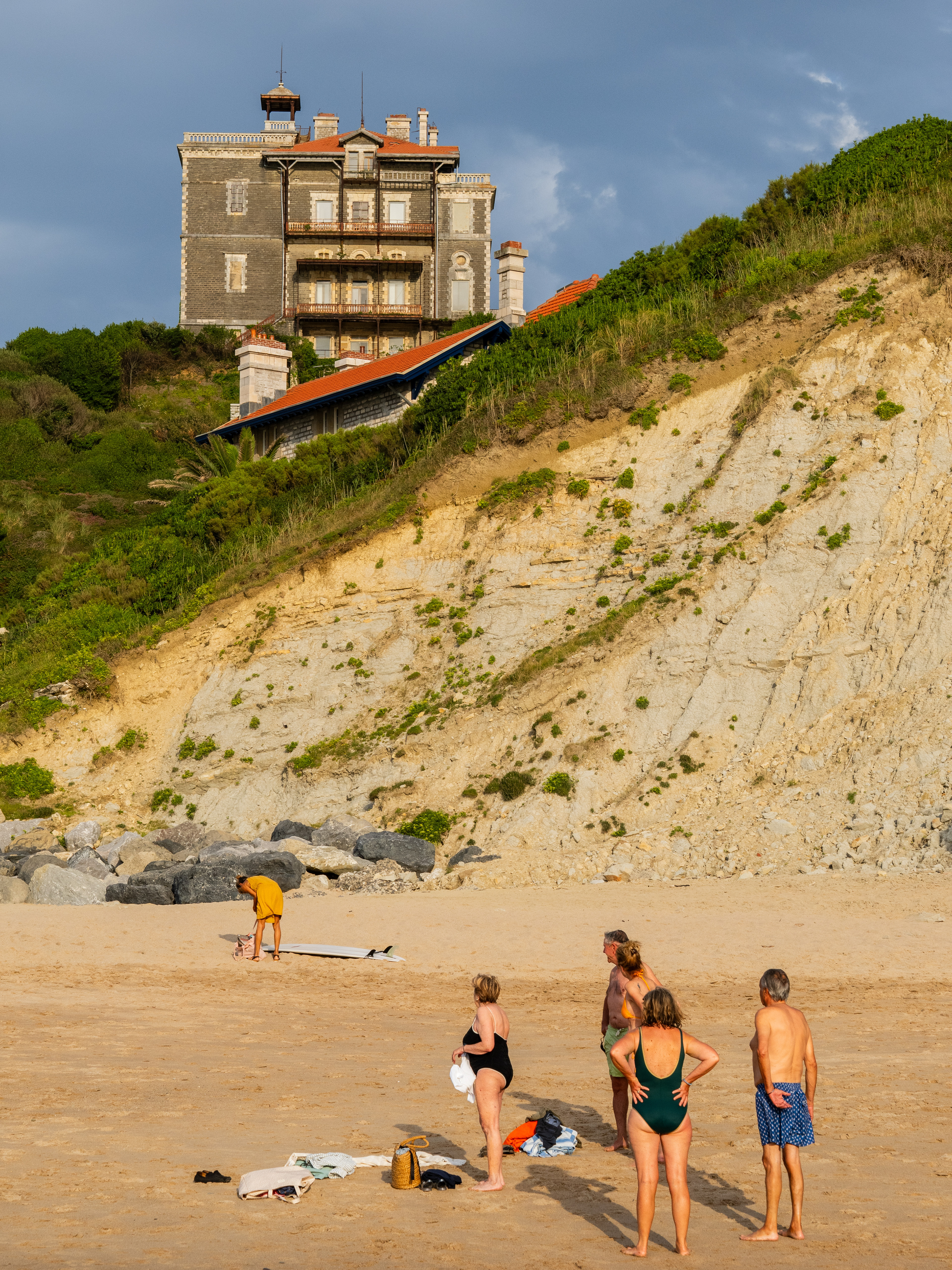 Sous le château d'Ilbarritz