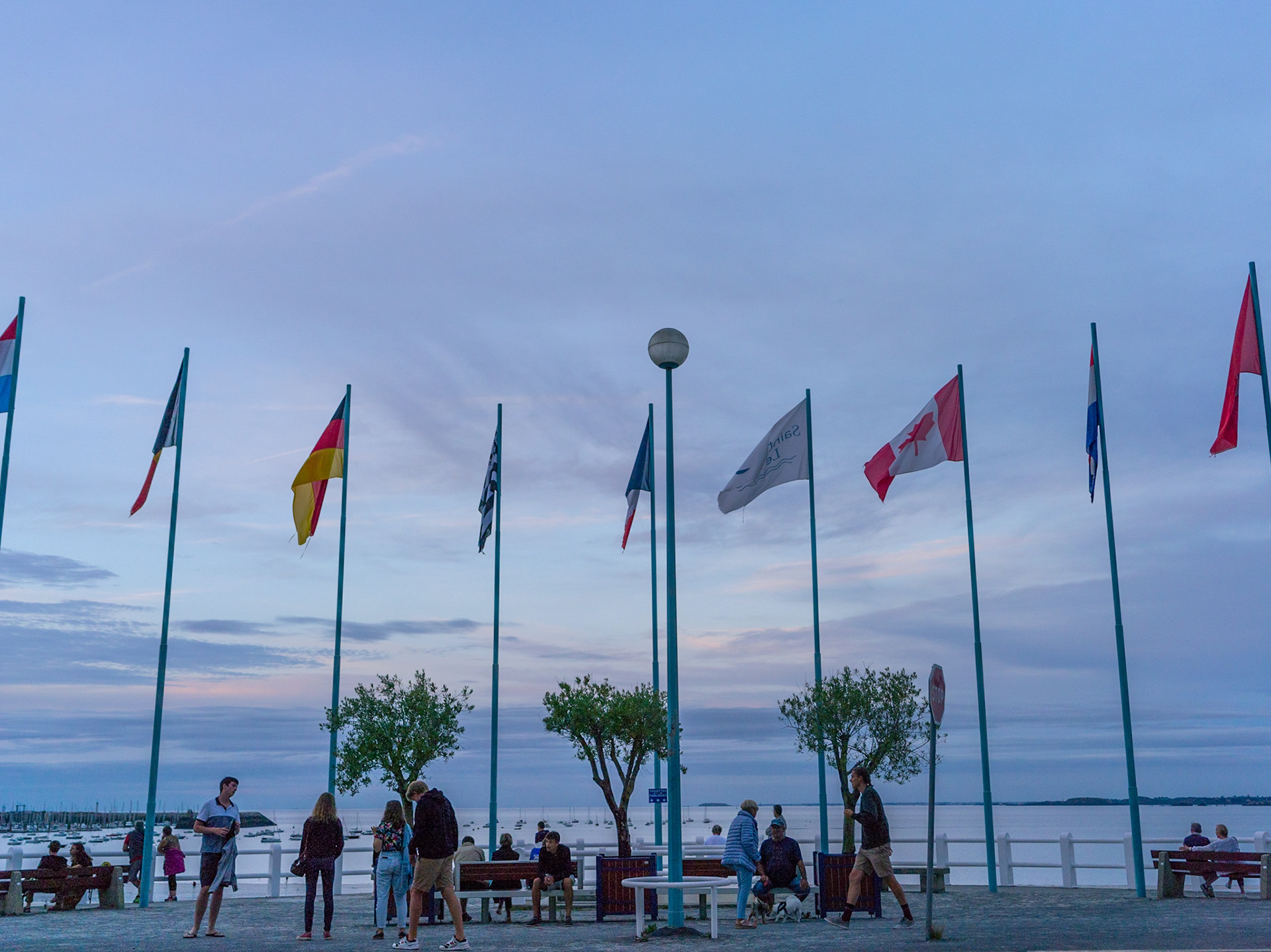 Grande plage de Saint-Cast, août 2019