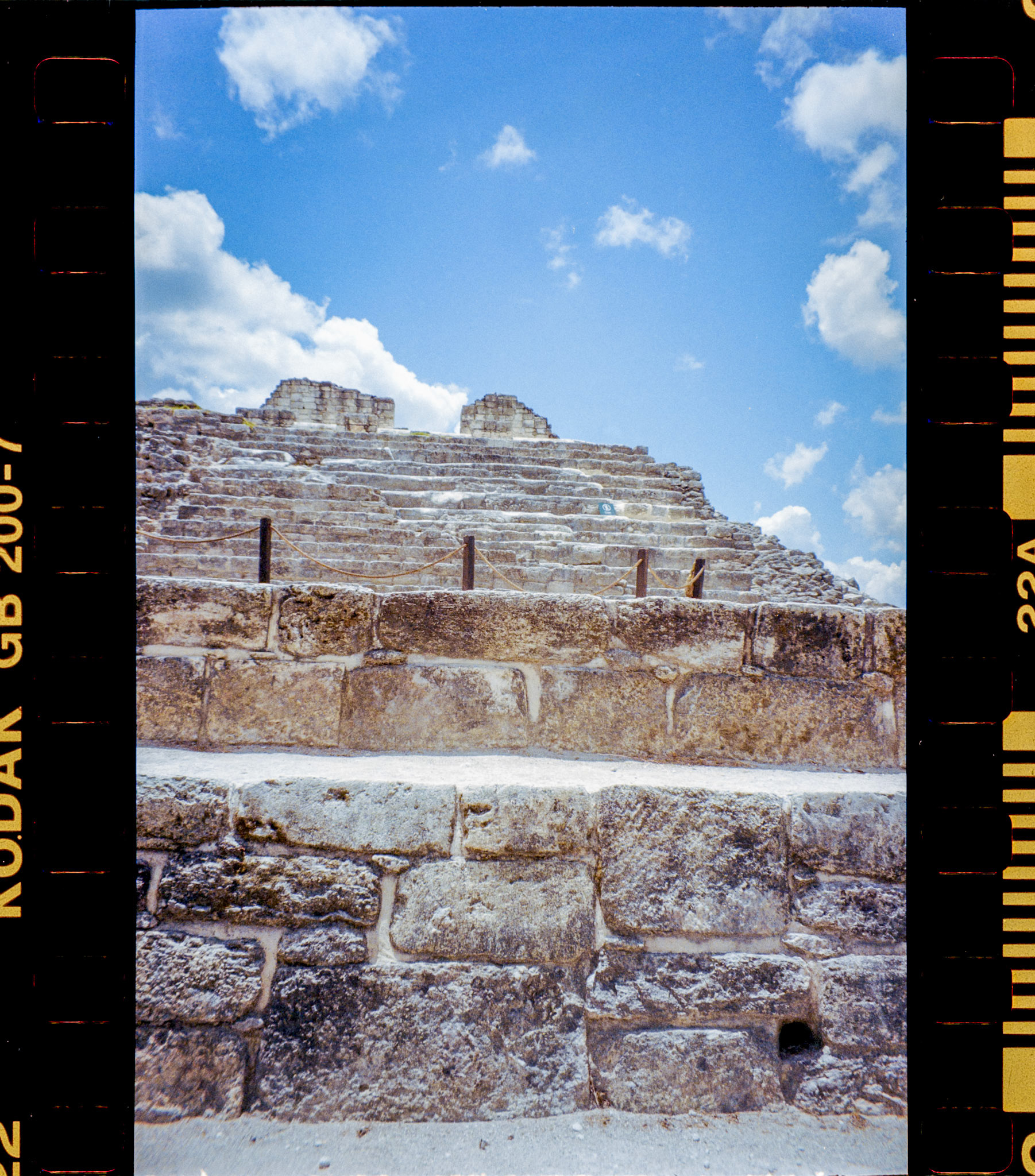 Le sommet d'une pyramide