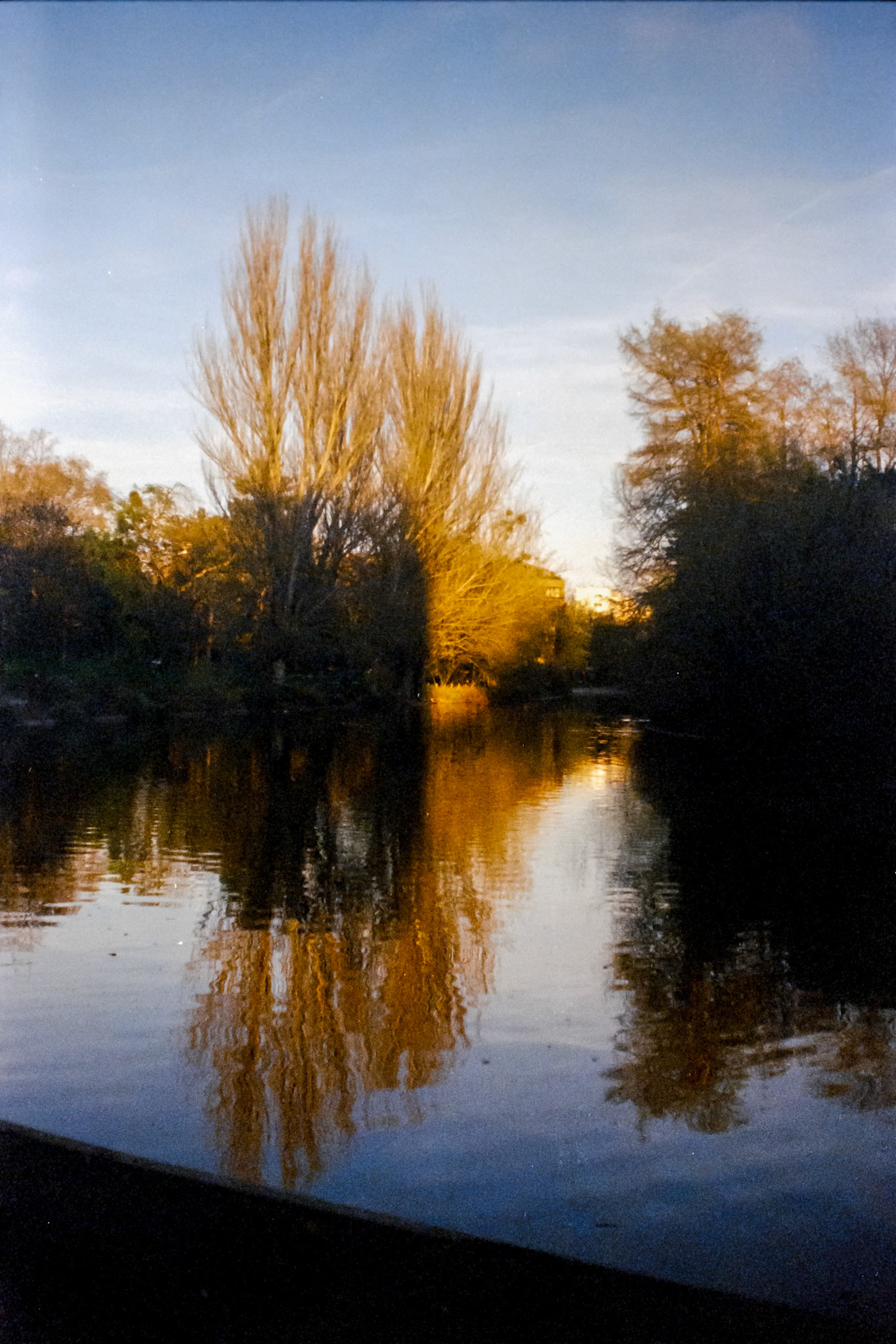 Lac de Saint Mandé en argentique