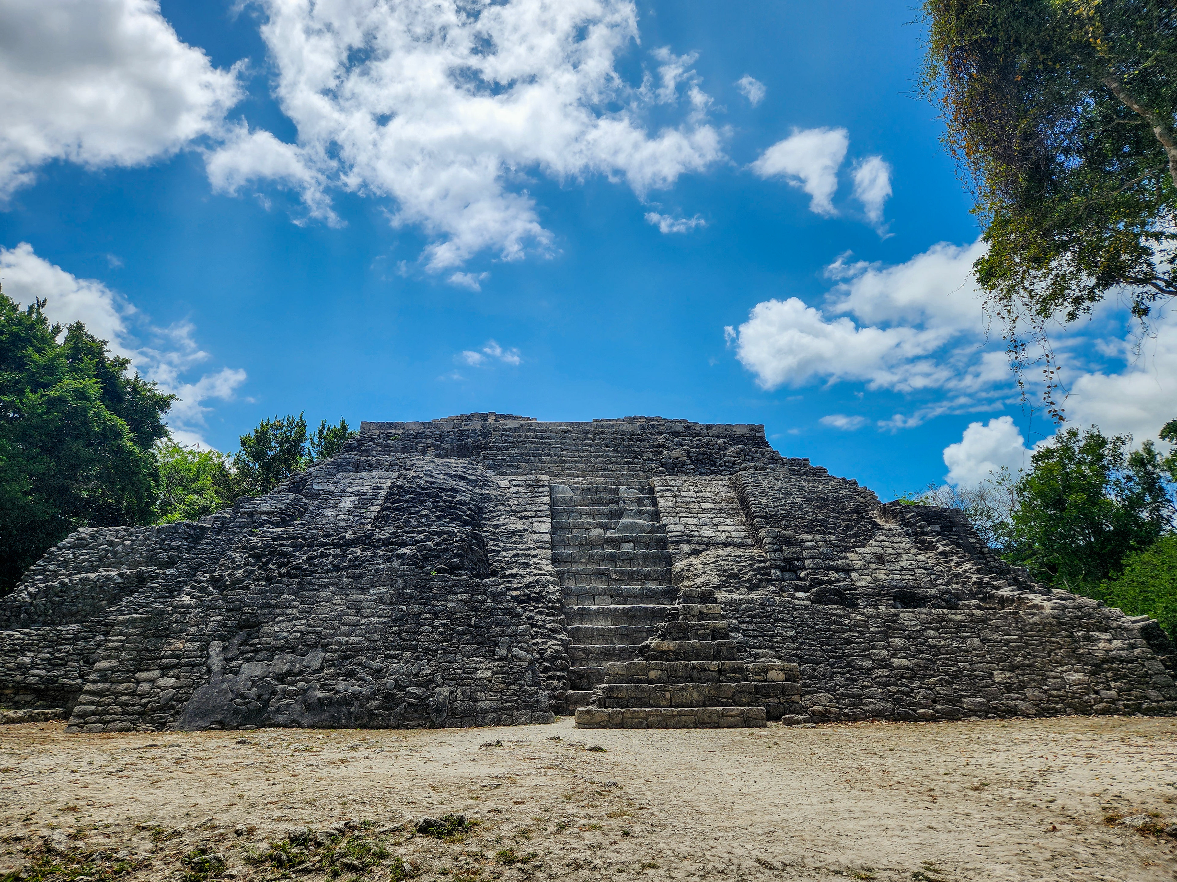 le sommet a été déblayé