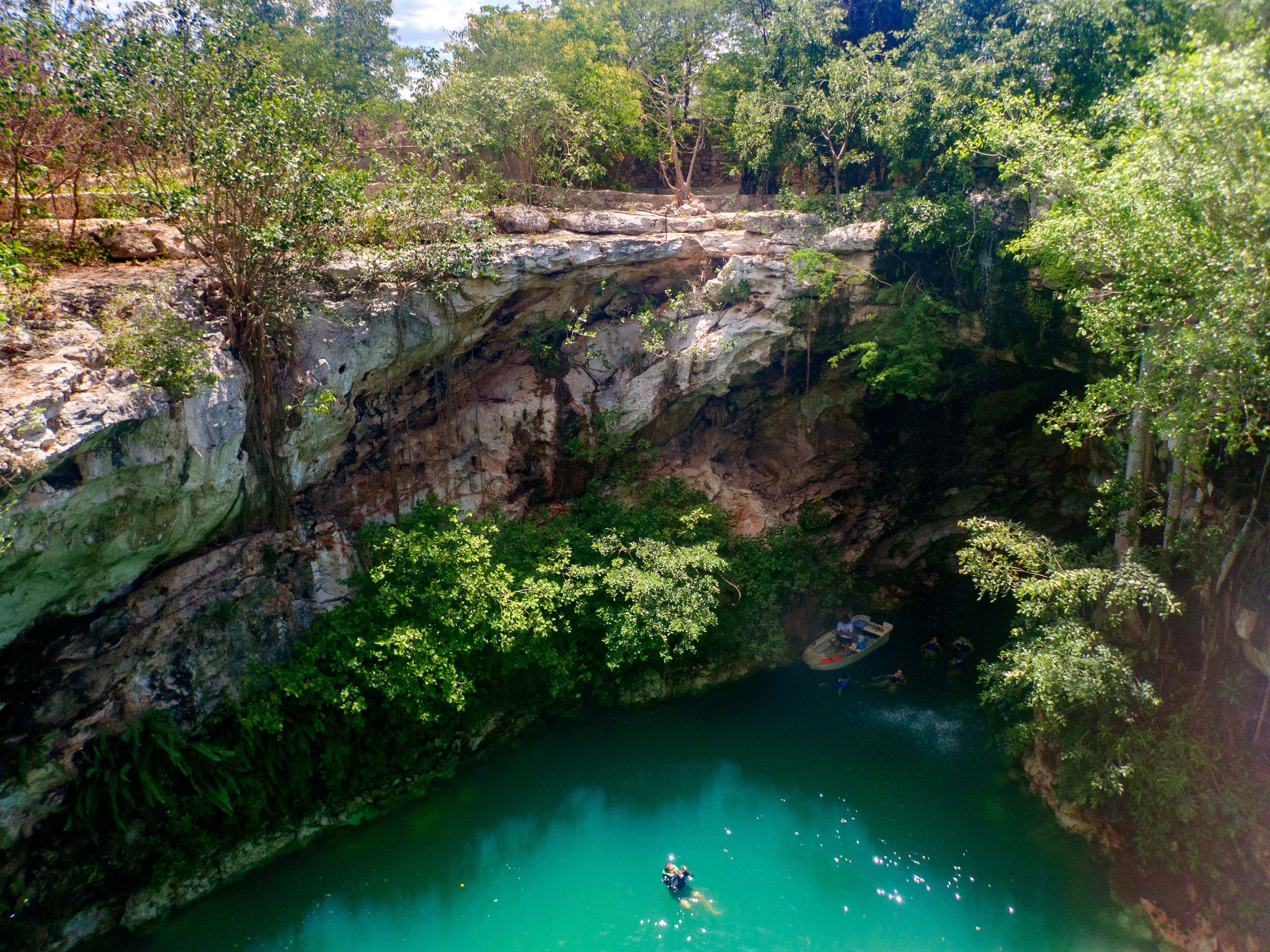 Cénote Pool Cocom, le plus grand et le plus ouvert