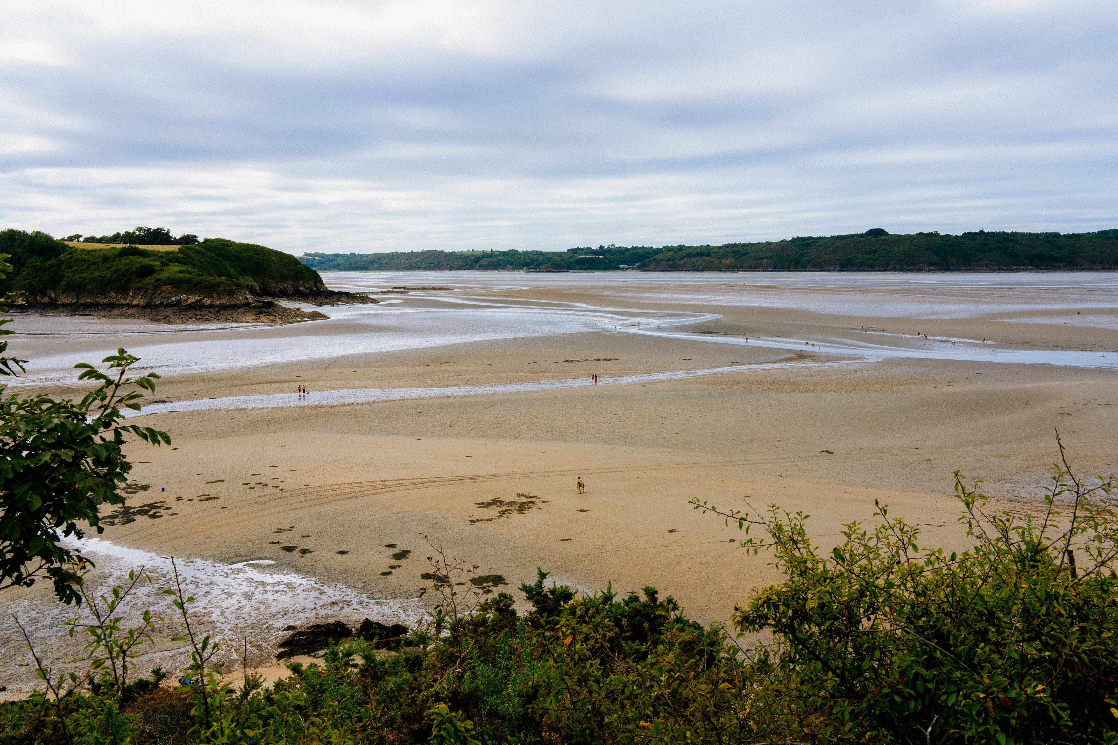 Sentier des douaniers, vue sur la baie de la Fresnaye