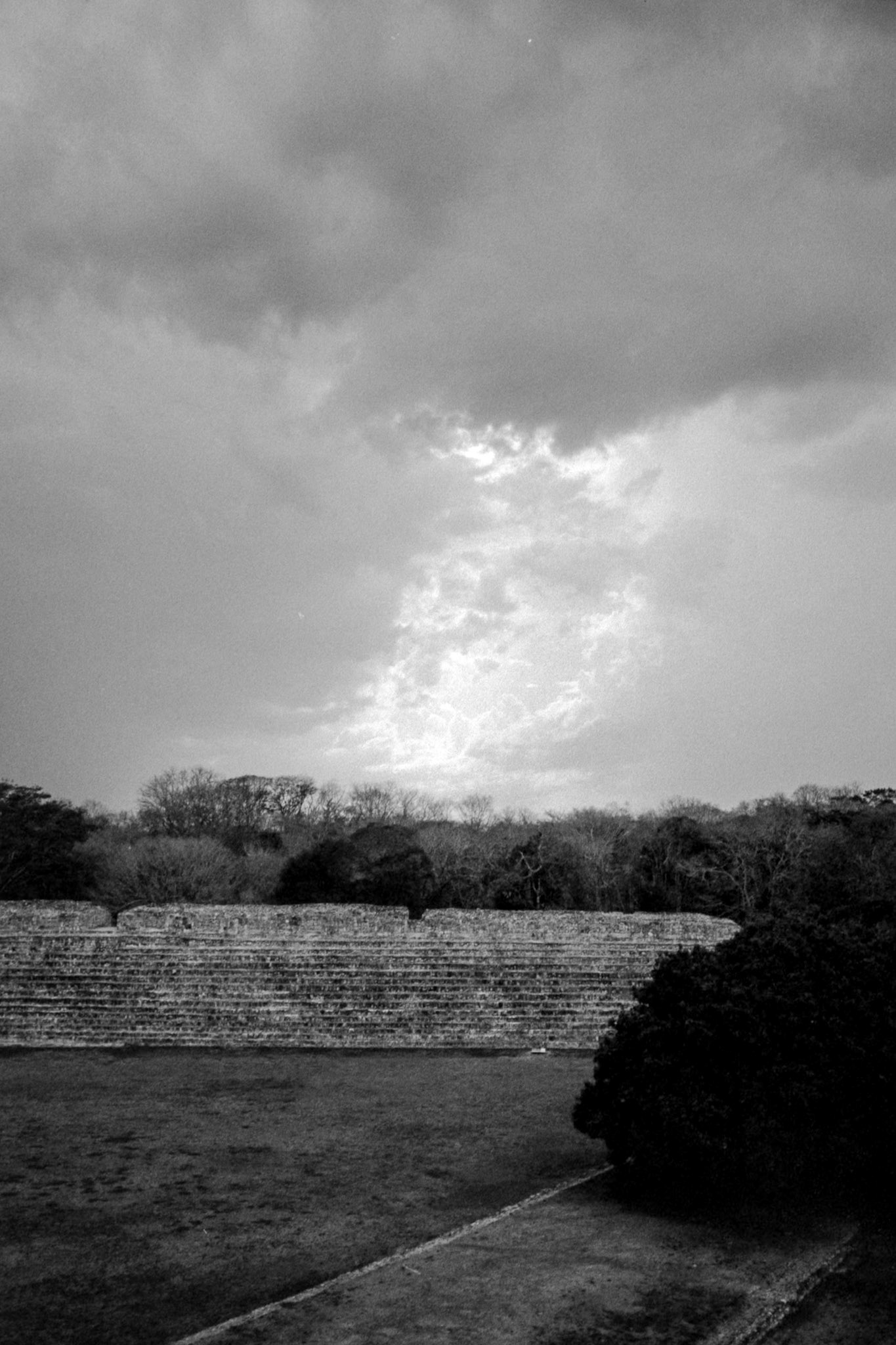 En argentique noir et blanc