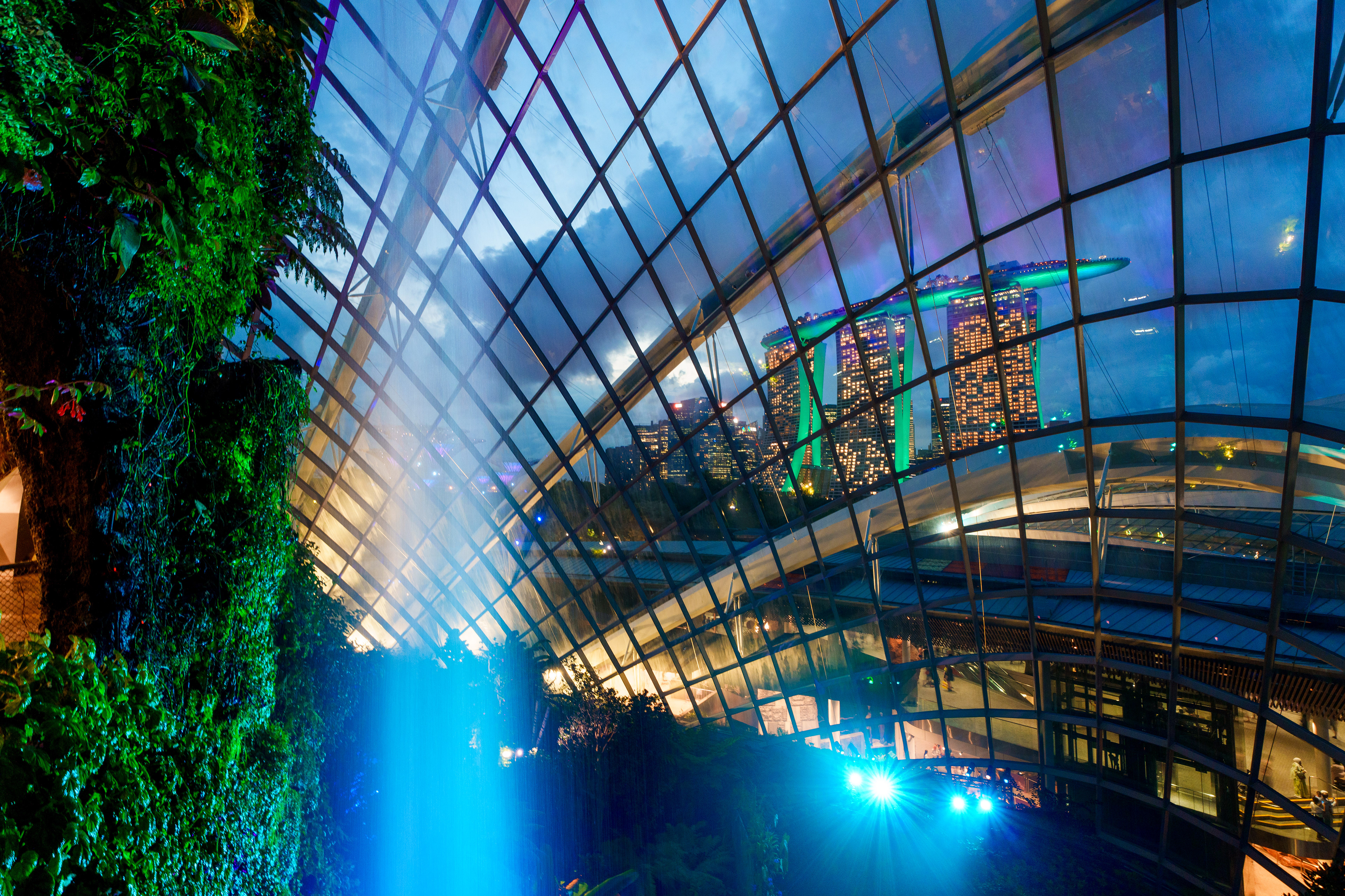 Marina Bays Sands depuis Cloud Forest