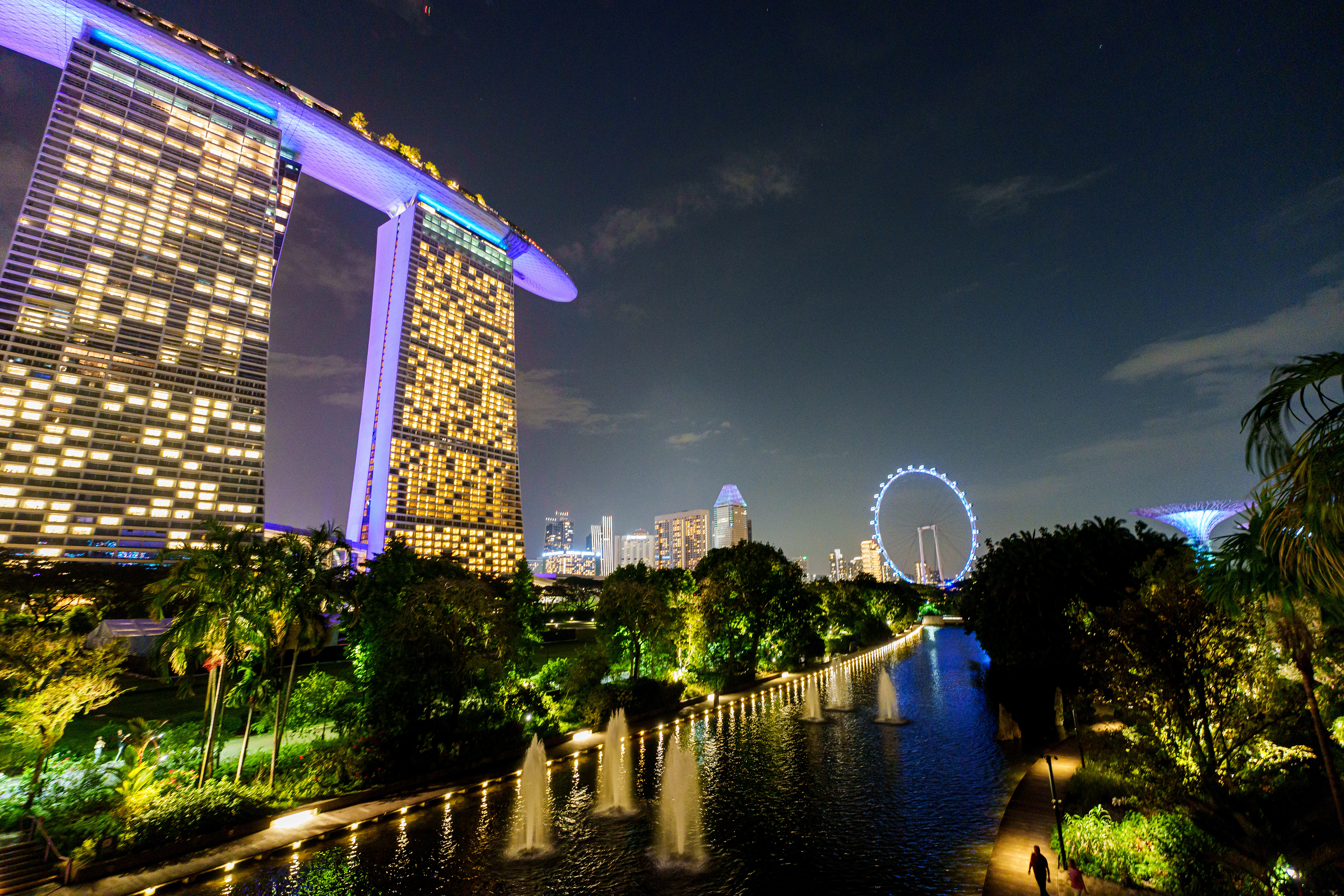 Le retour se fait toujours par le Marina Bay Sands