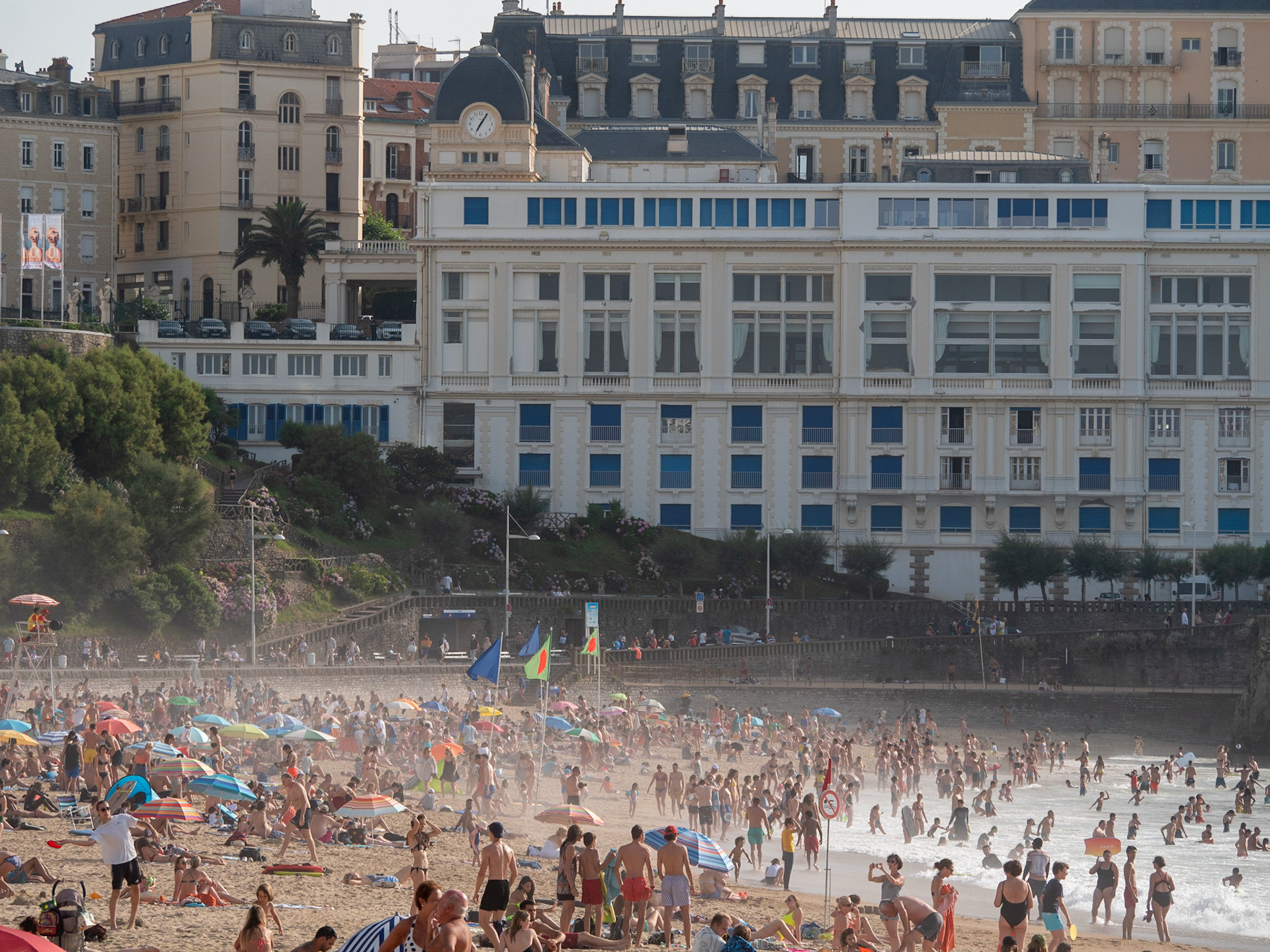 Plage et embruns, juillet 2019