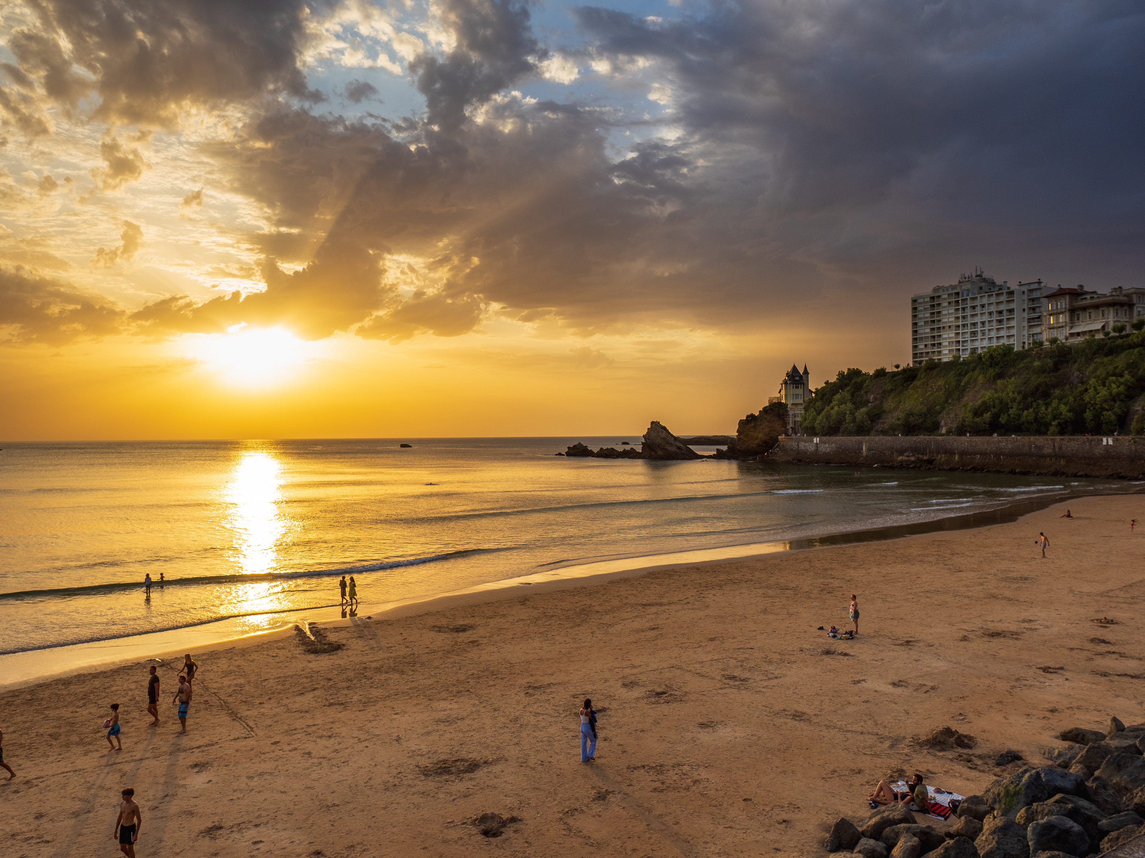 plage de la côte des basques