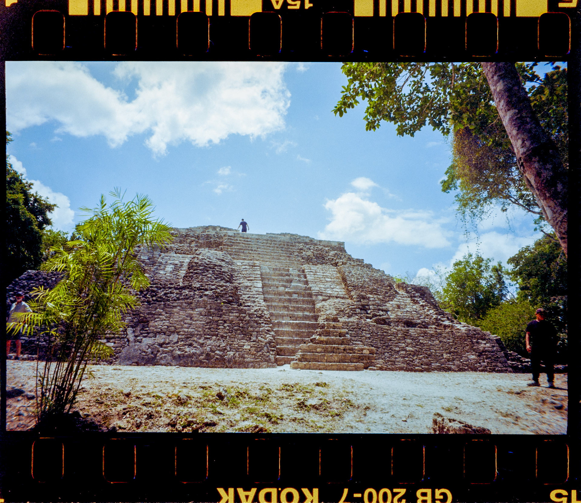 Le sommet d'une pyramide