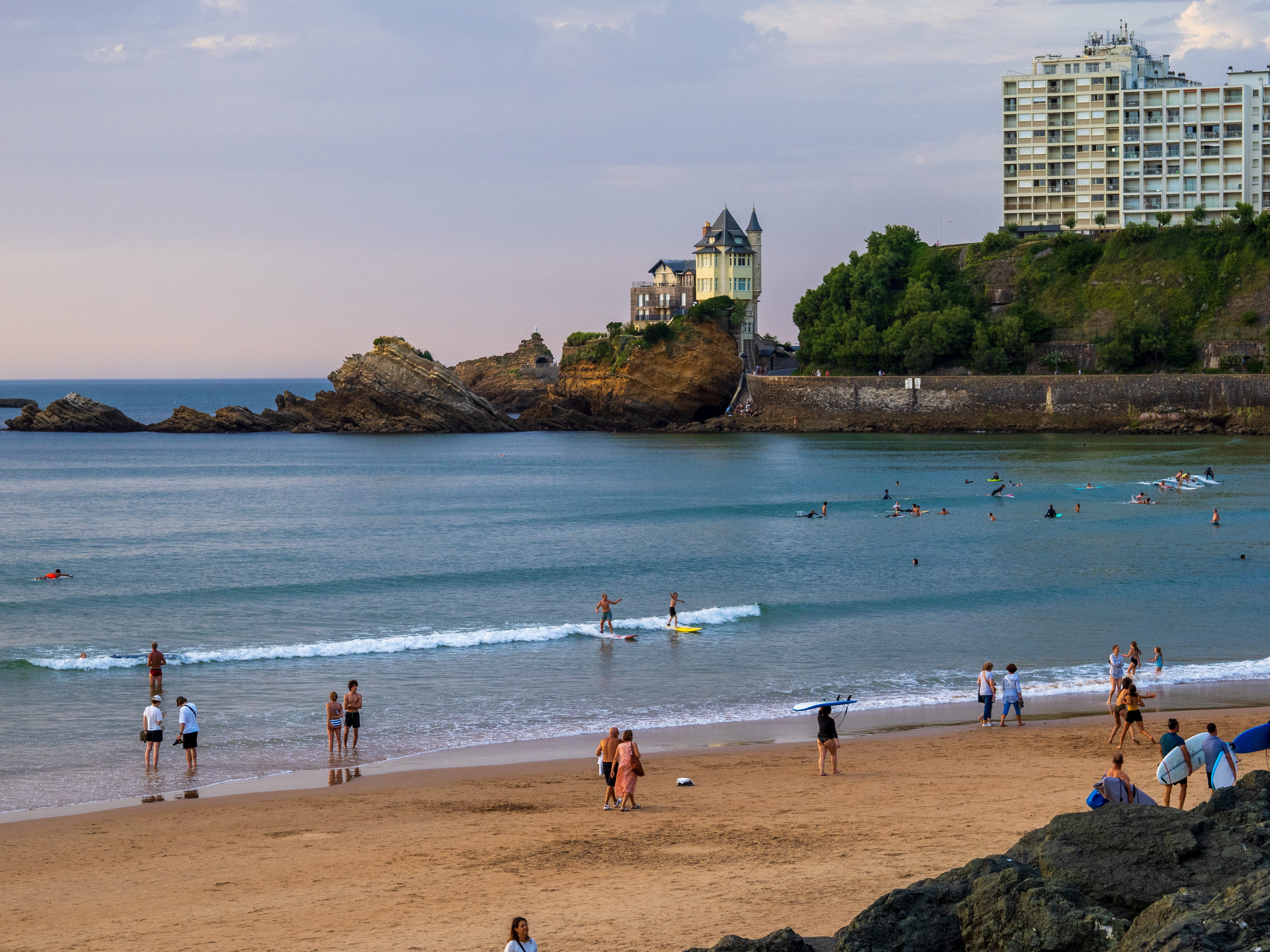 la Villa Belza et la côte des basques
