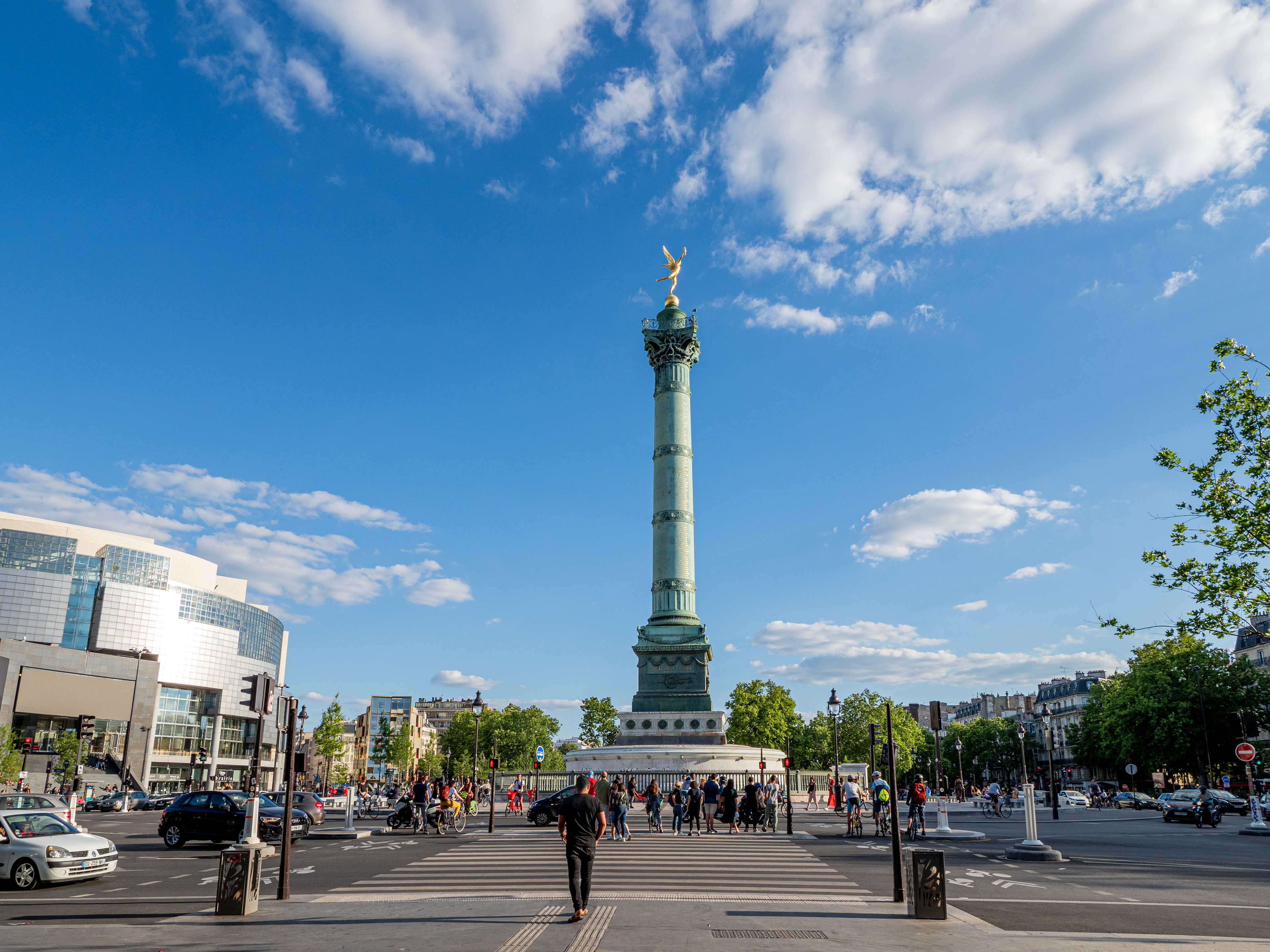 Opéra et Colonne et la Bastille