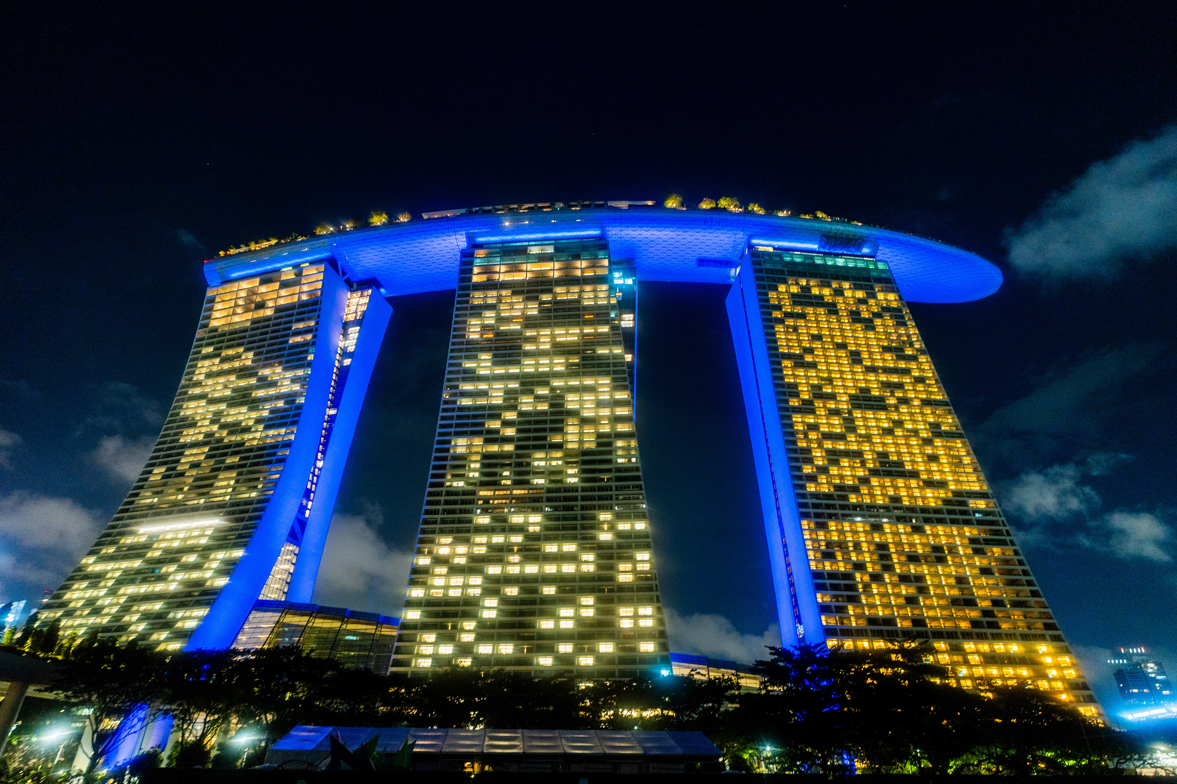 vu depuis Gardens of the bay