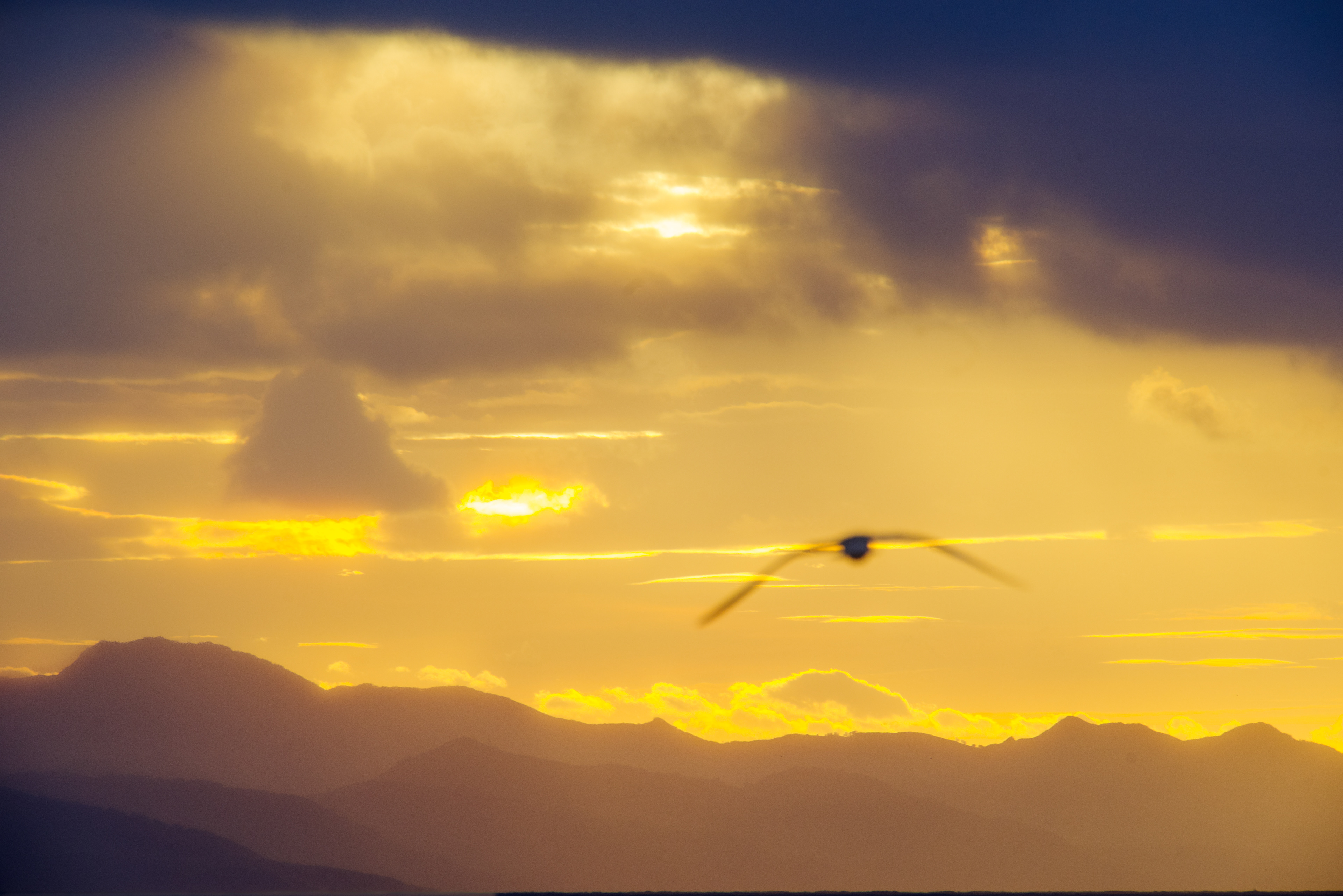 Coucher de soleil sur les Pyrenées