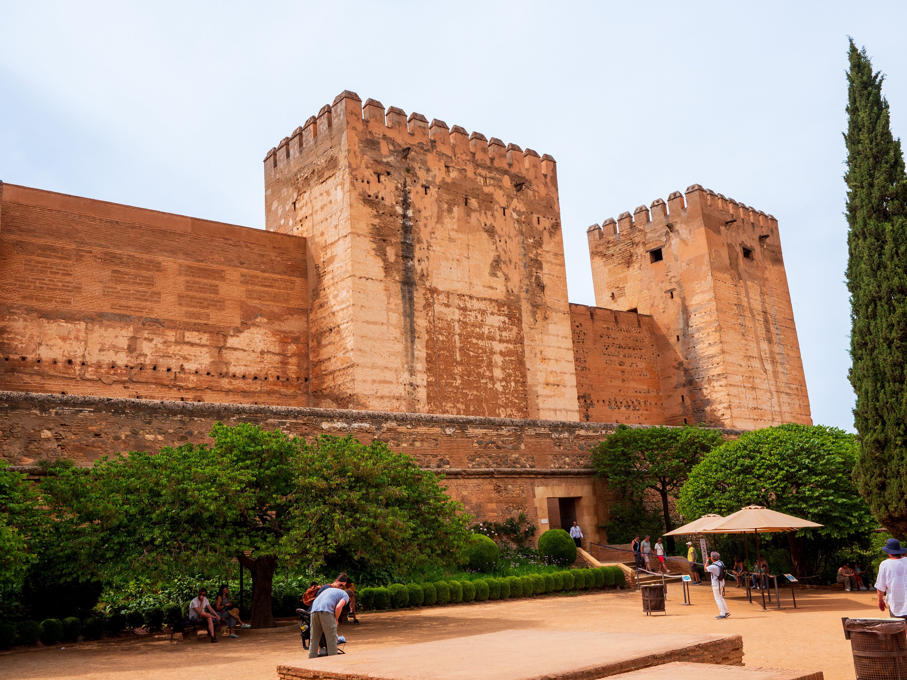 Façade de l'alcazaba